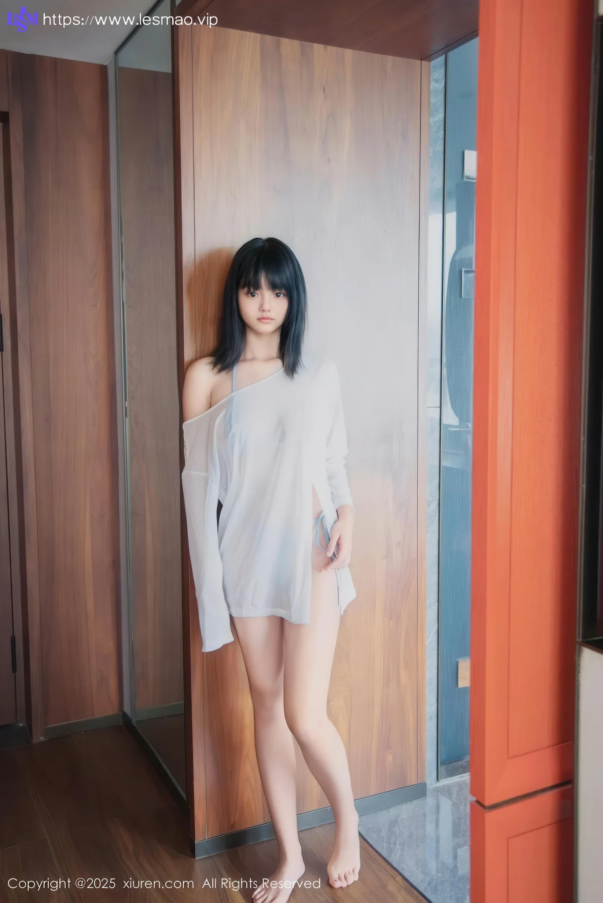 XiuRen 秀人 No.10651 小泠 首套写真蓝色比基尼 - 2