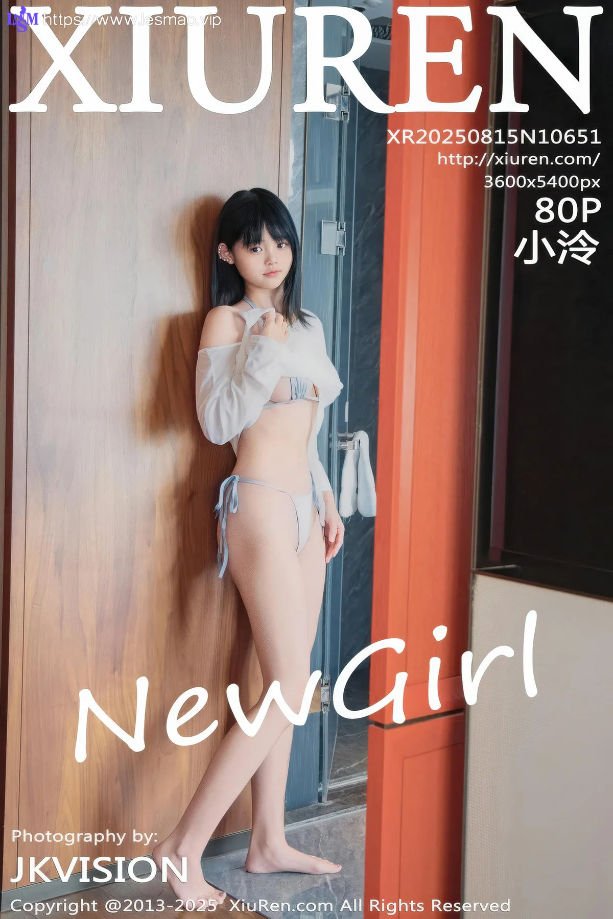 XiuRen 秀人 No.10651 小泠 首套写真蓝色比基尼 - 1