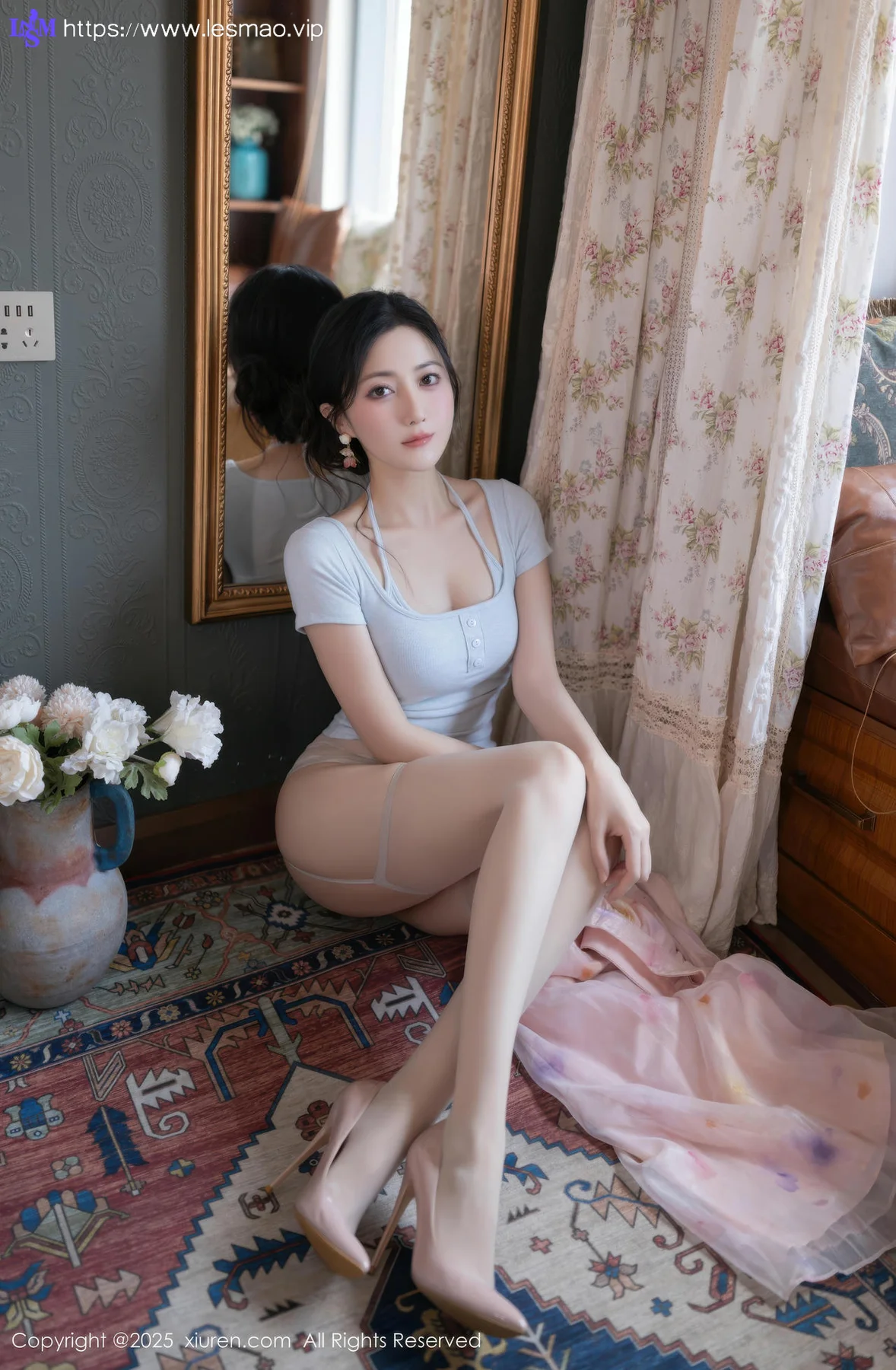 XiuRen 秀人 No.10656 鱼子酱Fish 诱人肉色丝袜 - 3