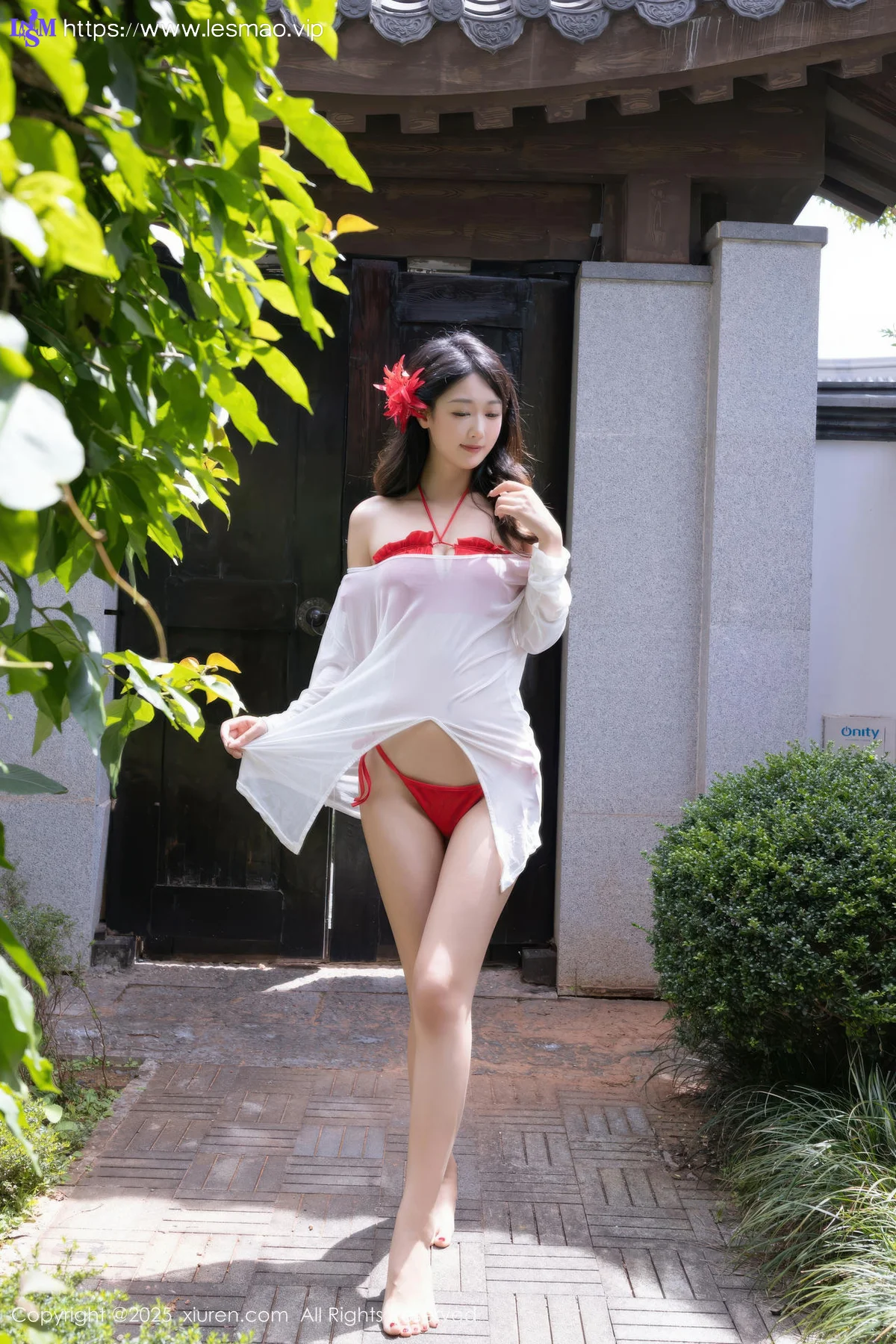 XiuRen 秀人 No.10662 唐安琪 性感红色泳衣 - 4