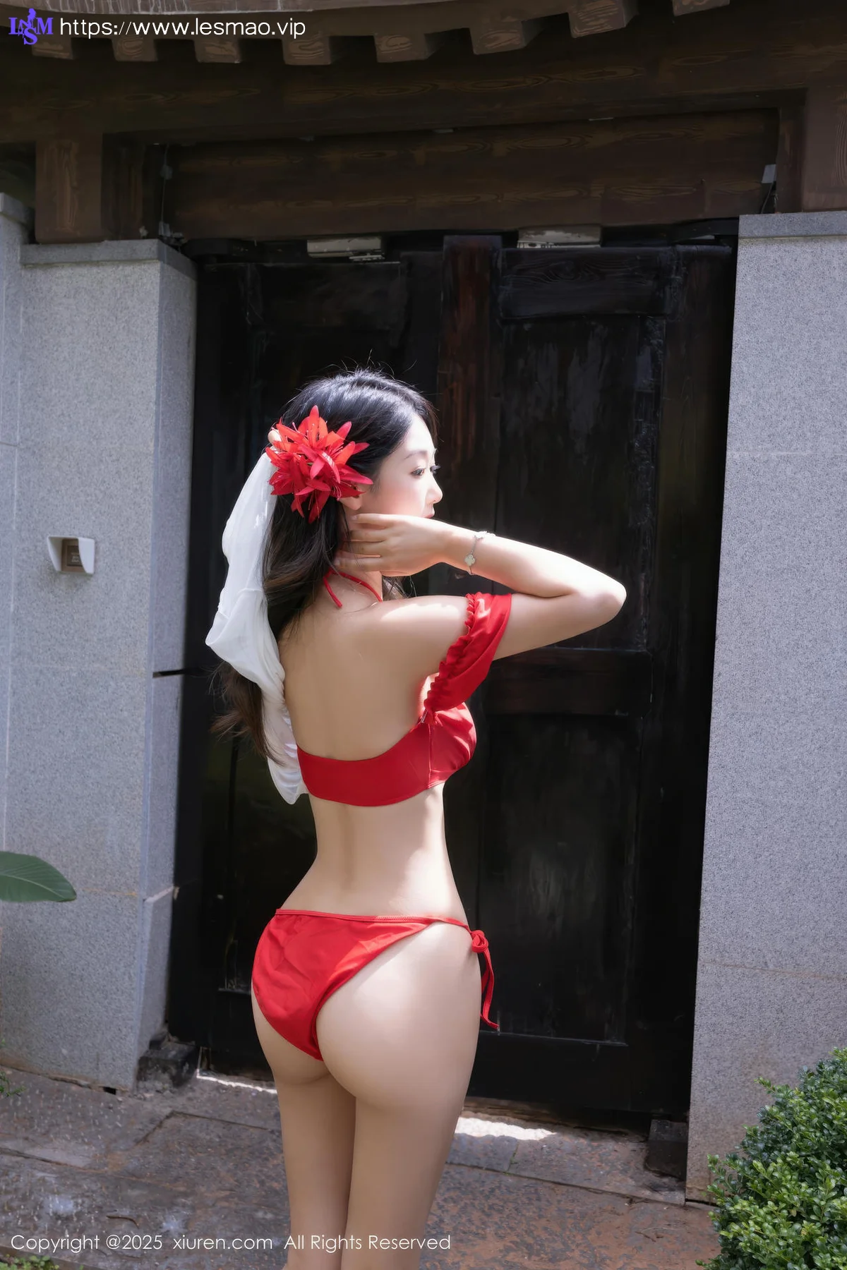 XiuRen 秀人 No.10662 唐安琪 性感红色泳衣 - 6