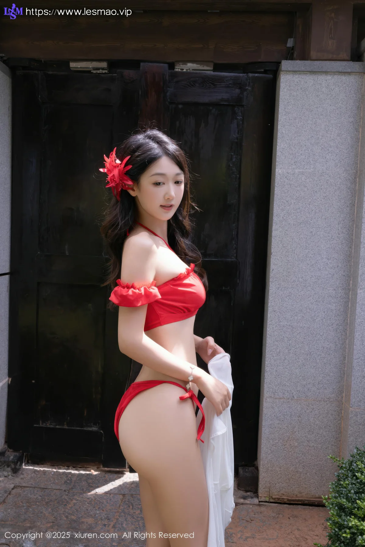 XiuRen 秀人 No.10662 唐安琪 性感红色泳衣 - 7