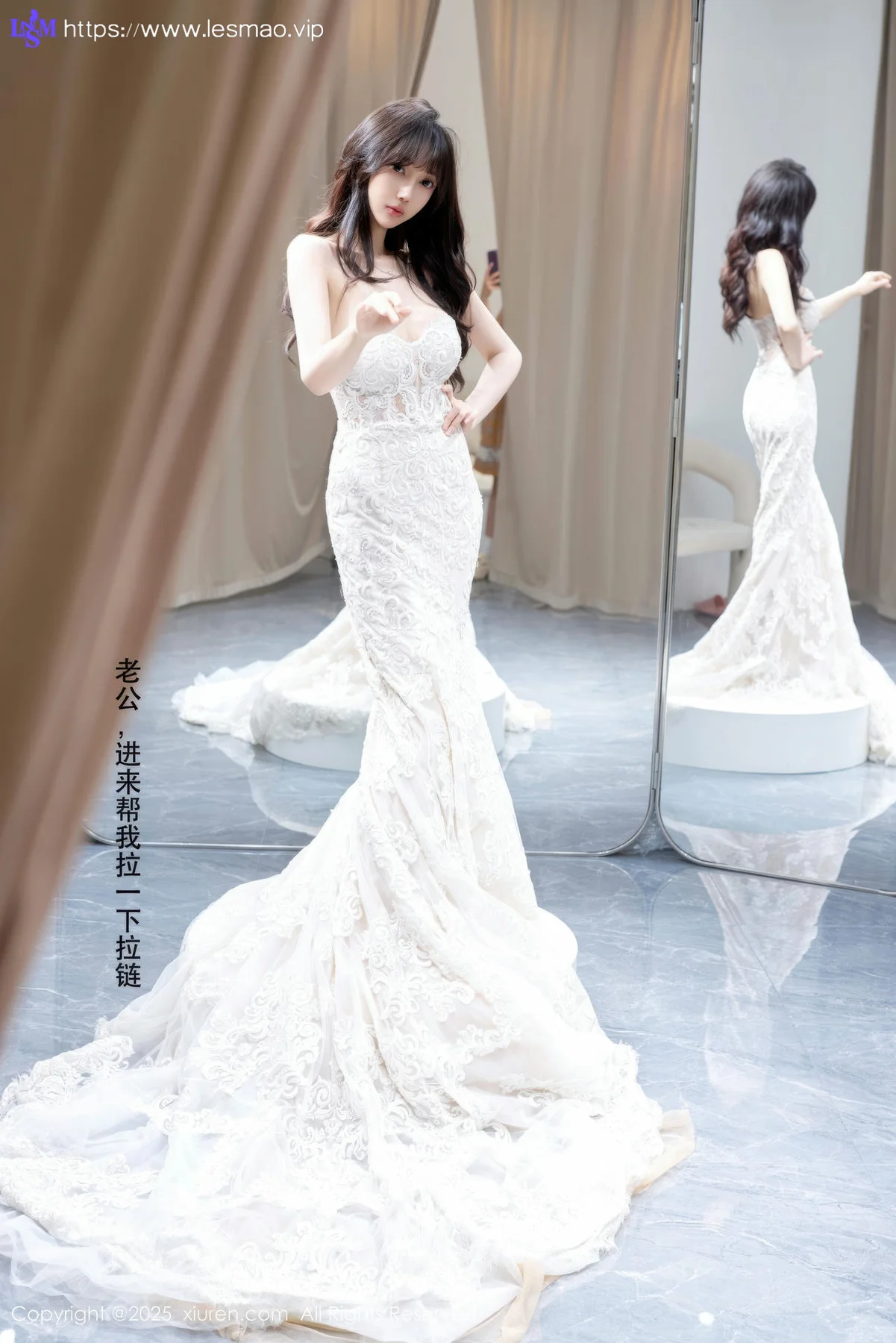 XiuRen 秀人 No.10663 玥儿玥er 性感白色婚纱 - 2