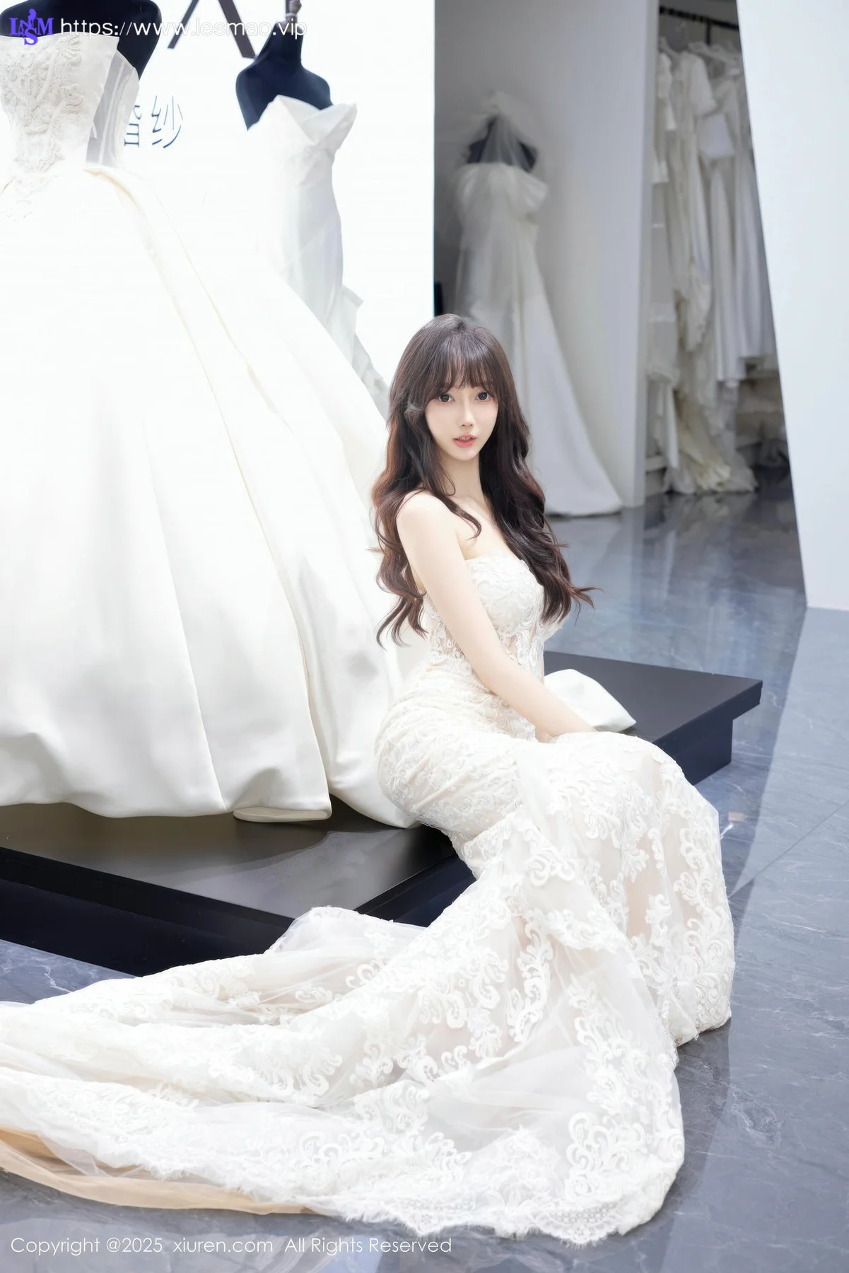 XiuRen 秀人 No.10663 玥儿玥er 性感白色婚纱 - 2