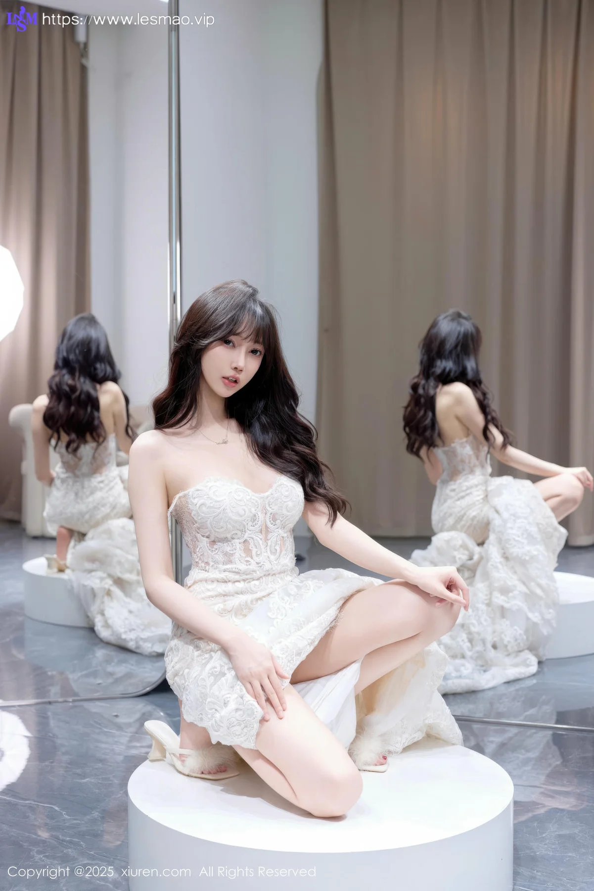 XiuRen 秀人 No.10663 玥儿玥er 性感白色婚纱 - 7