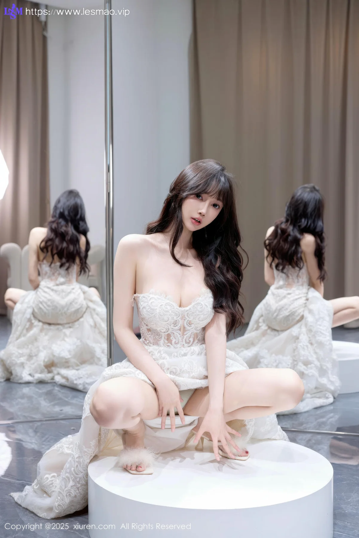 XiuRen 秀人 No.10663 玥儿玥er 性感白色婚纱 - 8