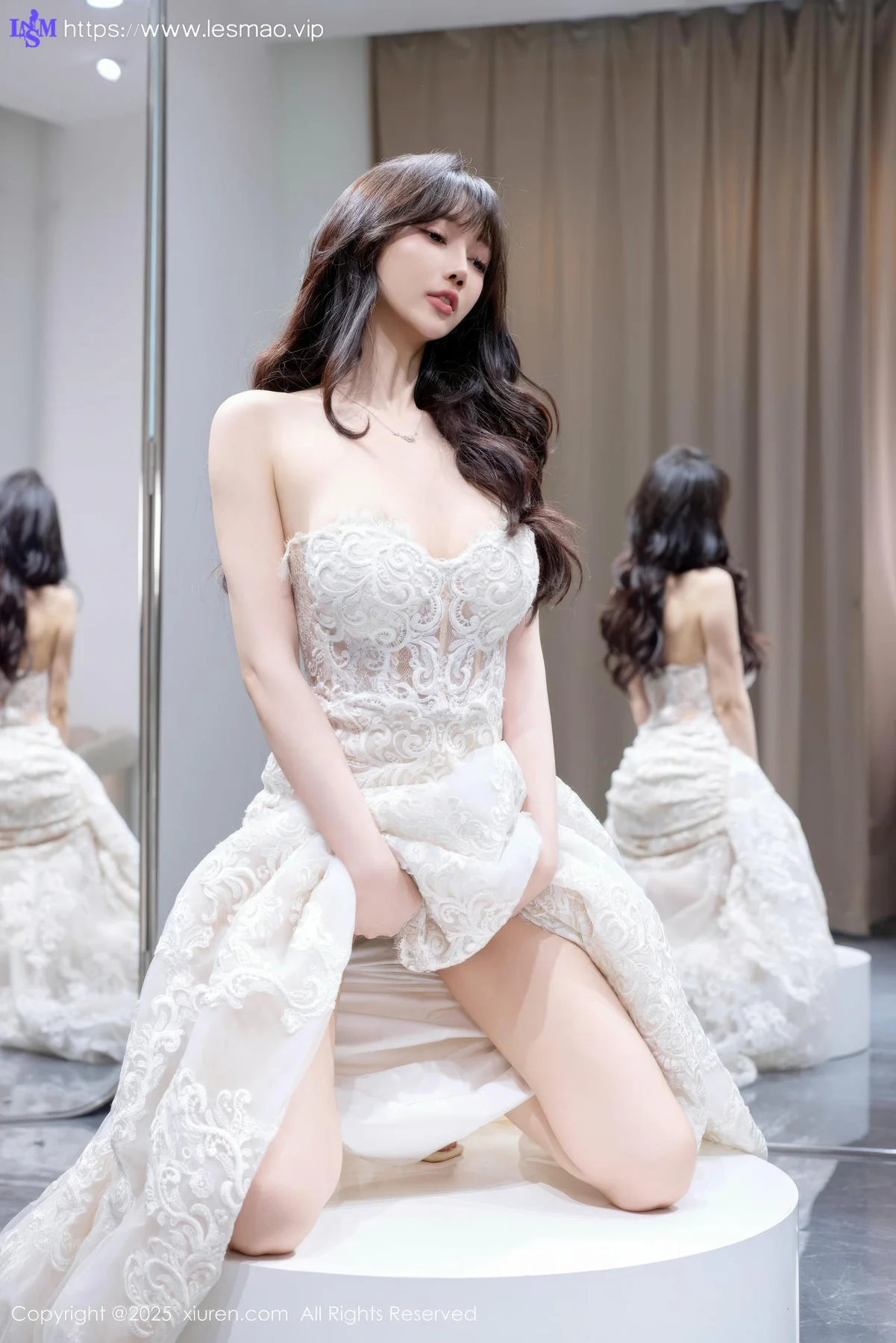 XiuRen 秀人 No.10663 玥儿玥er 性感白色婚纱 - 1