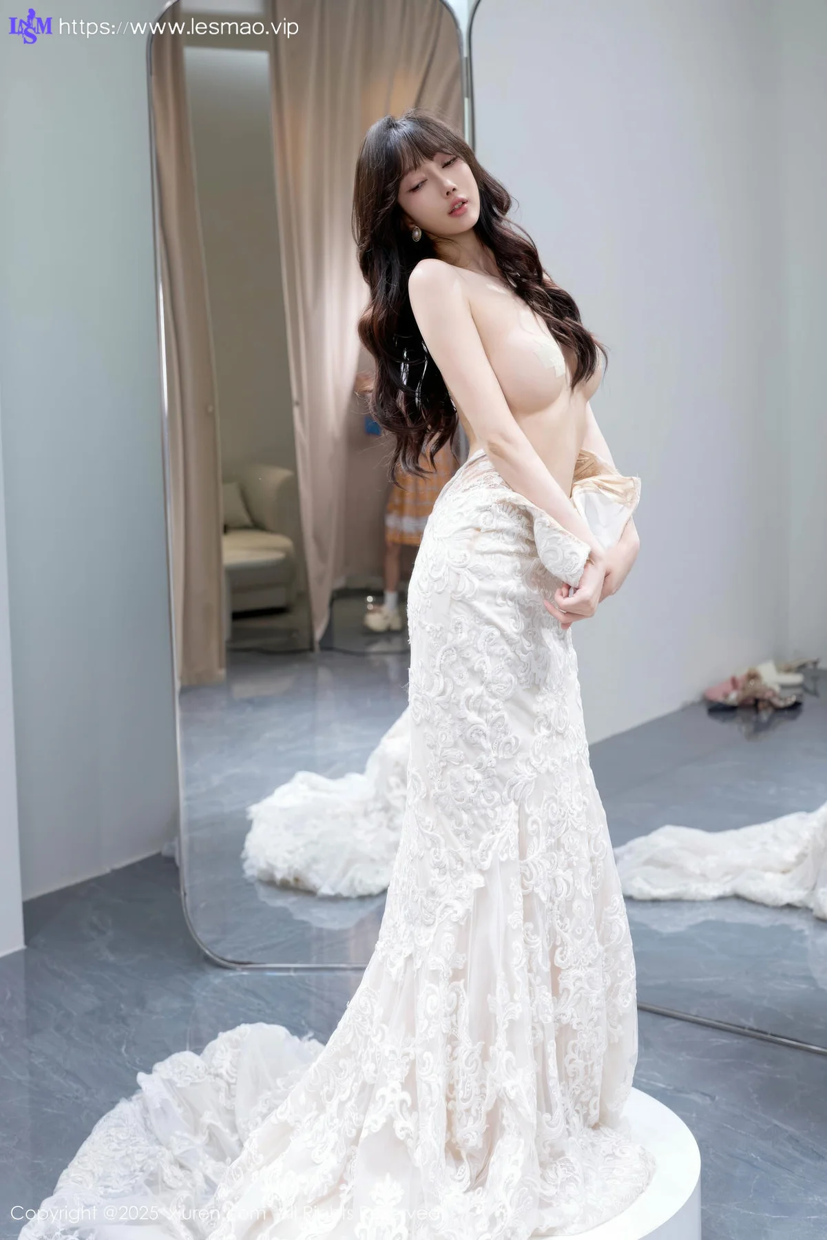 XiuRen 秀人 No.10663 玥儿玥er 性感白色婚纱 - 6