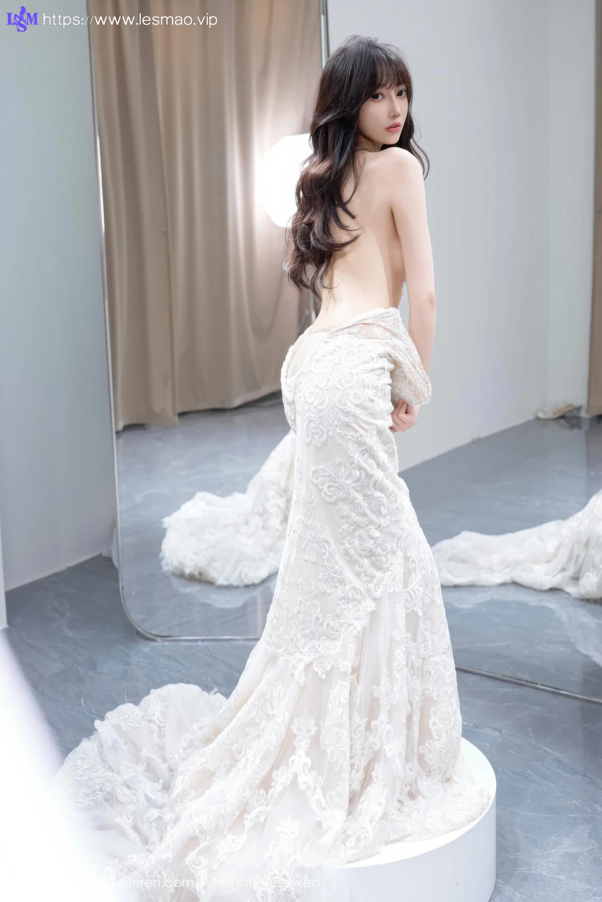 XiuRen 秀人 No.10663 玥儿玥er 性感白色婚纱 - 8