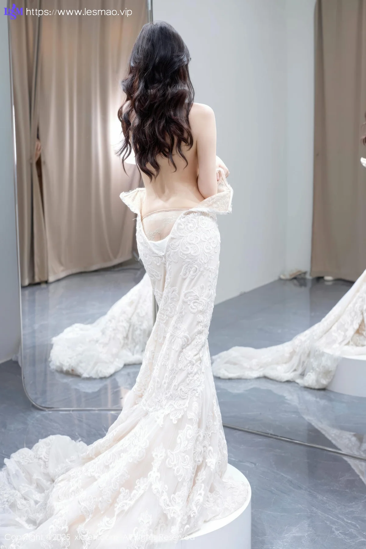 XiuRen 秀人 No.10663 玥儿玥er 性感白色婚纱 - 9
