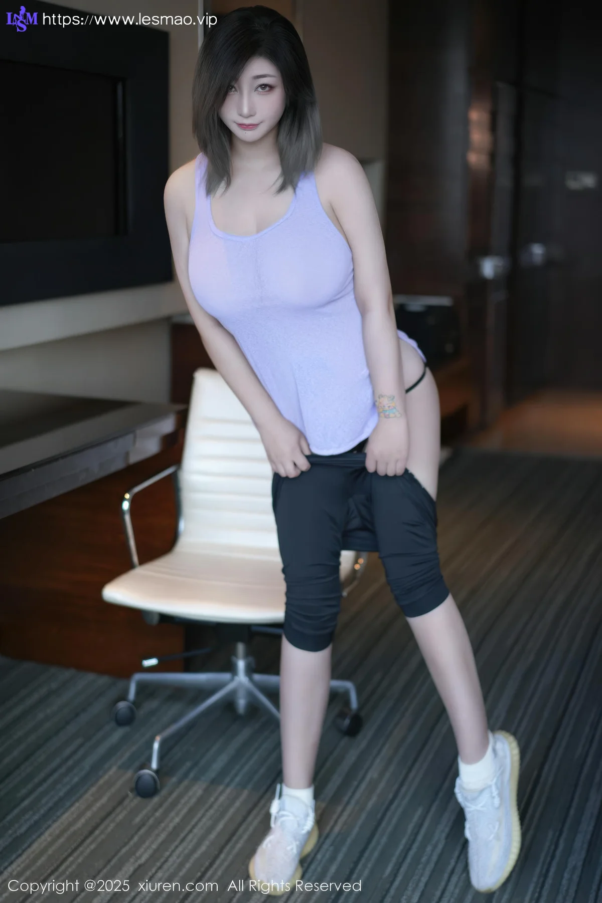 XiuRen 秀人 No.10682 妲己Toxic 紫灰色上衣运动美女 - 9