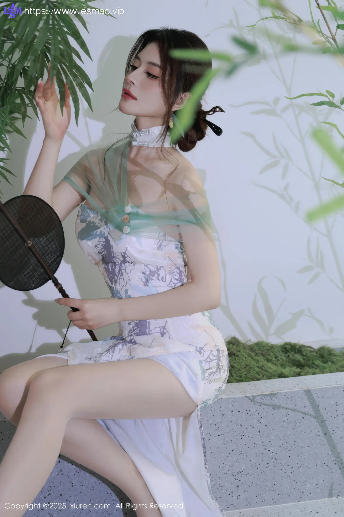 XiuRen 秀人 No.10694 阿依莎  浅色古风服饰 - 7