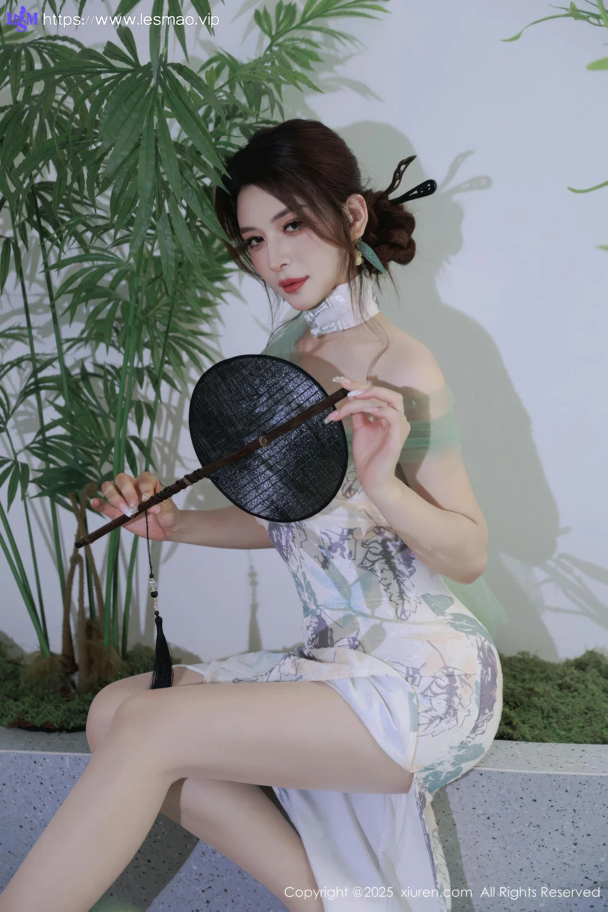 XiuRen 秀人 No.10694 阿依莎  浅色古风服饰 - 10