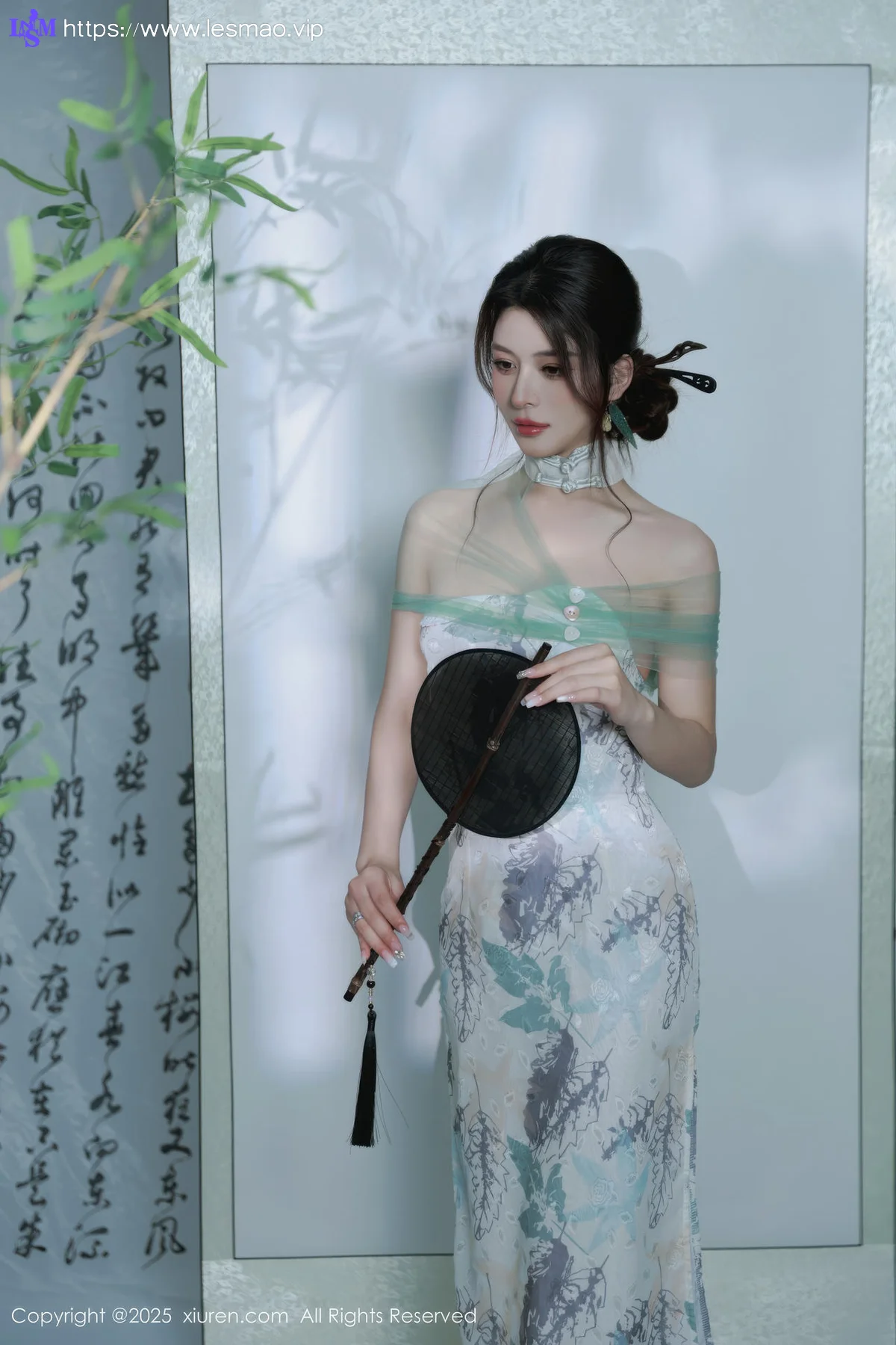 XiuRen 秀人 No.10694 阿依莎  浅色古风服饰 - 3