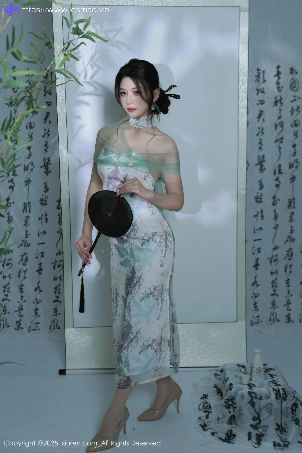 XiuRen 秀人 No.10694 阿依莎  浅色古风服饰 - 5