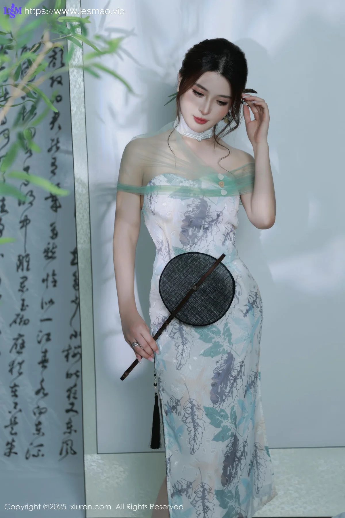 XiuRen 秀人 No.10694 阿依莎  浅色古风服饰 - 7