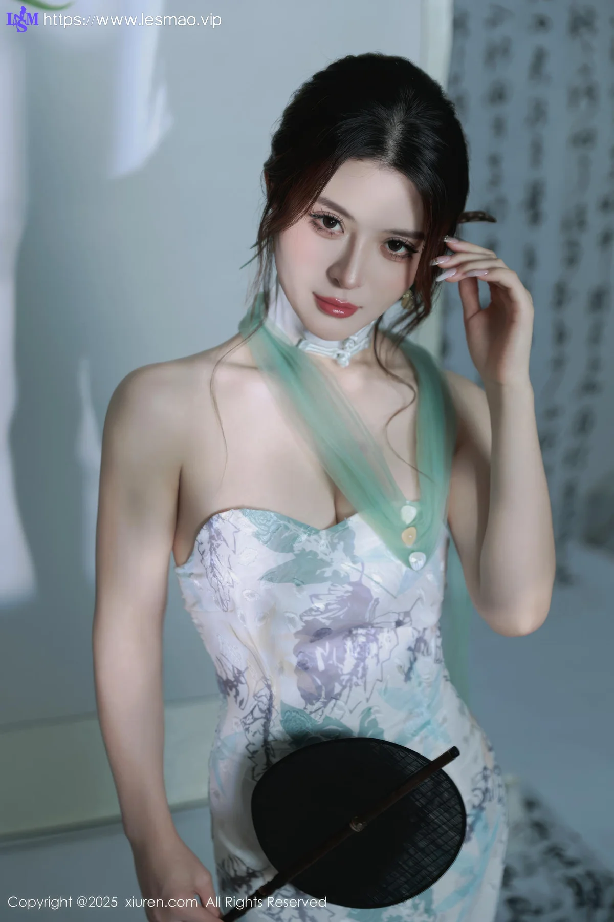 XiuRen 秀人 No.10694 阿依莎  浅色古风服饰 - 8