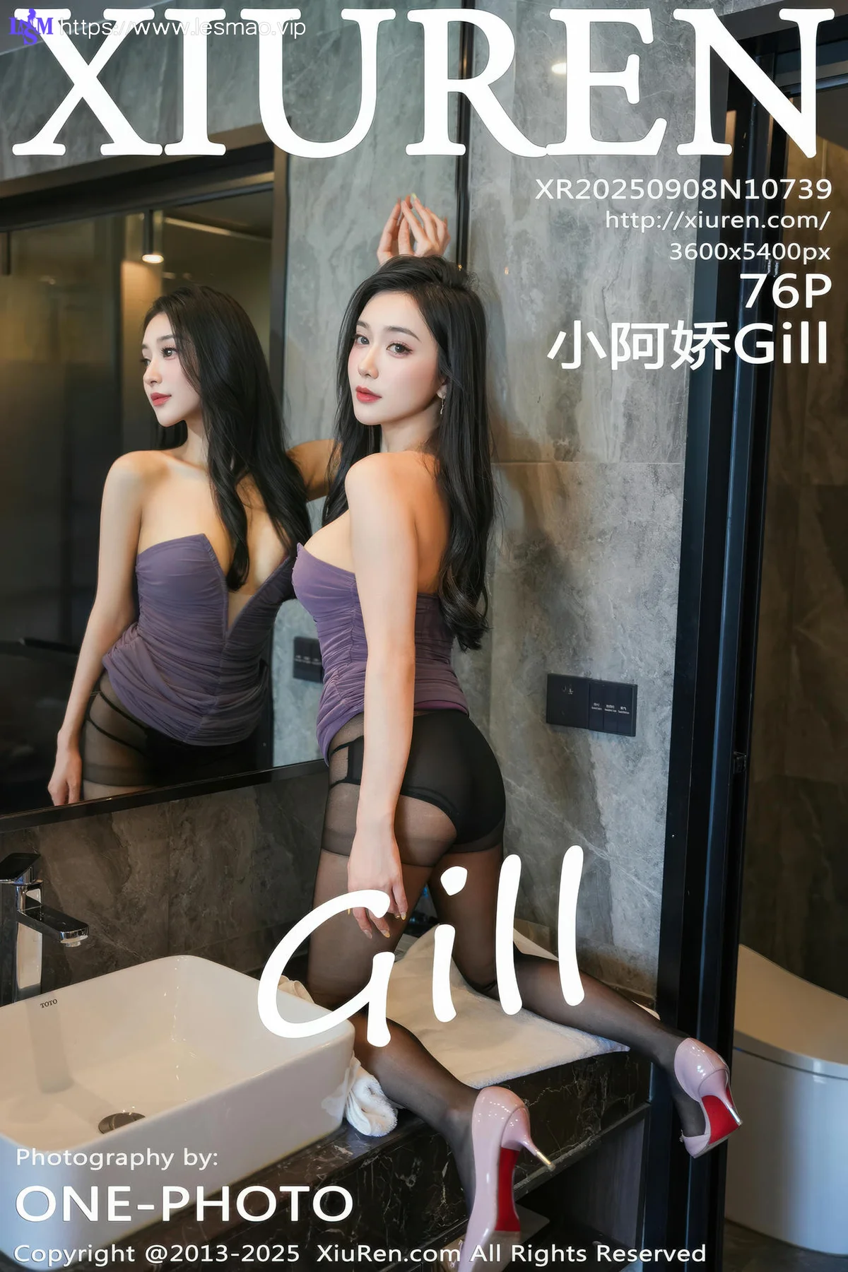 XiuRen 秀人 No.10739 小阿娇Gill 紫色连衣短裙 - 7