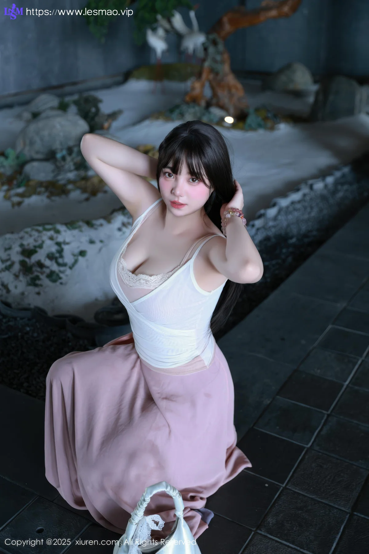 XiuRen 秀人 No.10746 软情 粉色内衣曼妙身姿 - 2