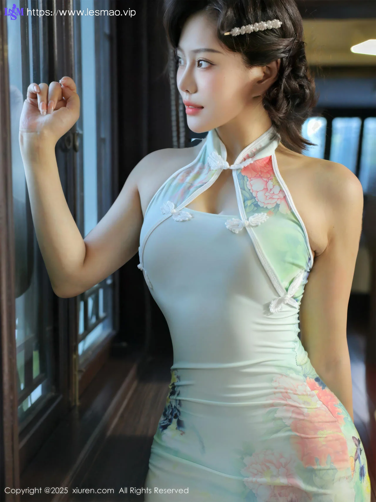 XiuRen 秀人 No.10749 莉莉安娜o 绿色旗袍 - 8
