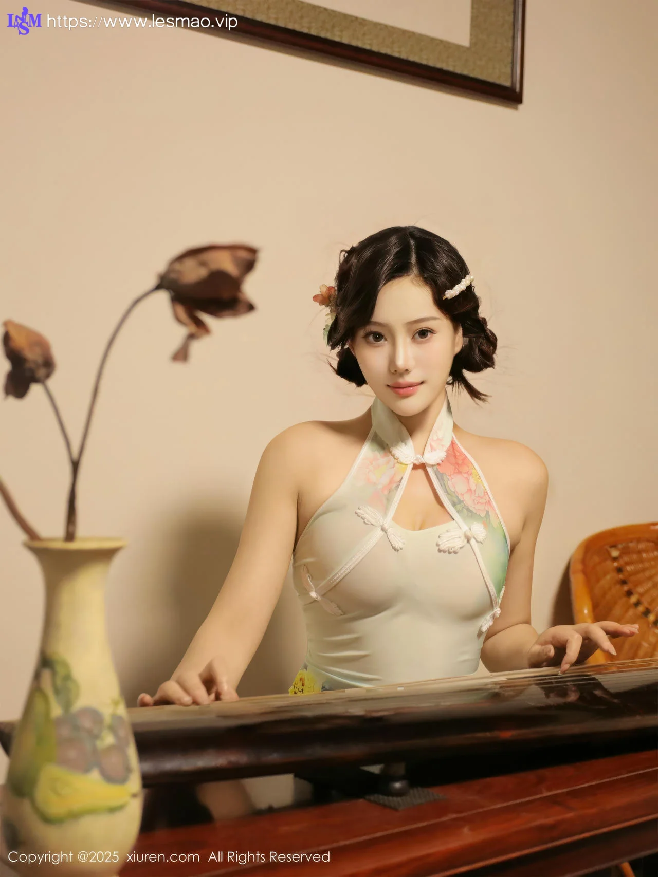 XiuRen 秀人 No.10749 莉莉安娜o 绿色旗袍 - 2