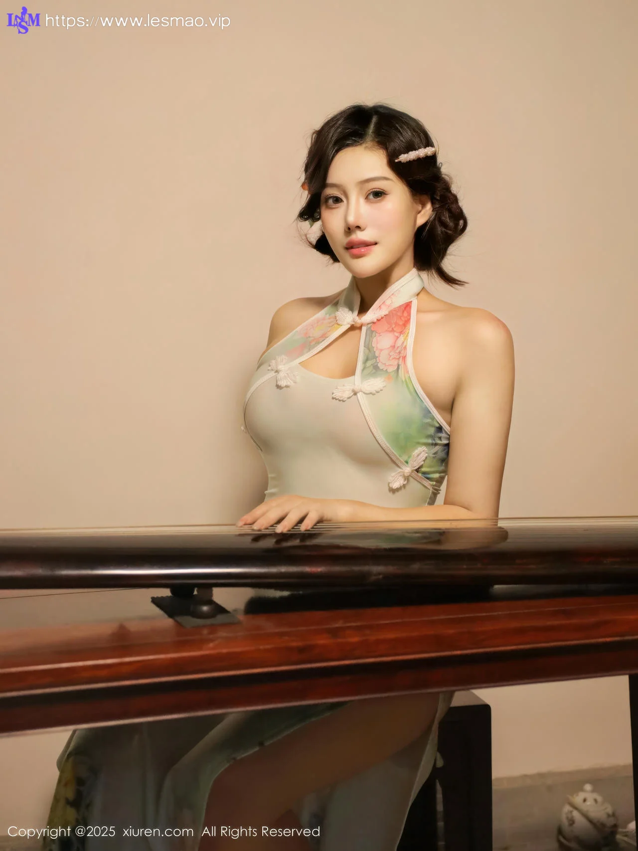 XiuRen 秀人 No.10749 莉莉安娜o 绿色旗袍 - 5