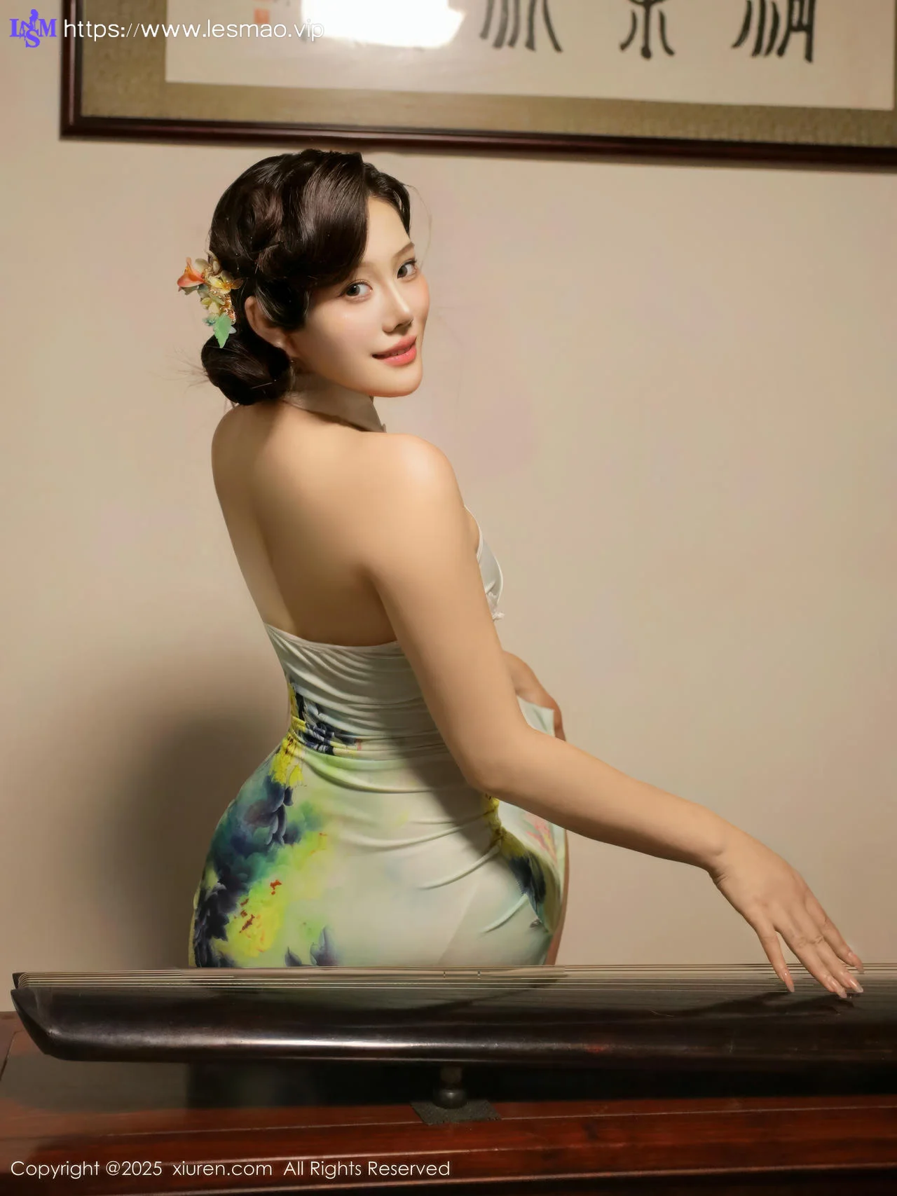XiuRen 秀人 No.10749 莉莉安娜o 绿色旗袍 - 5