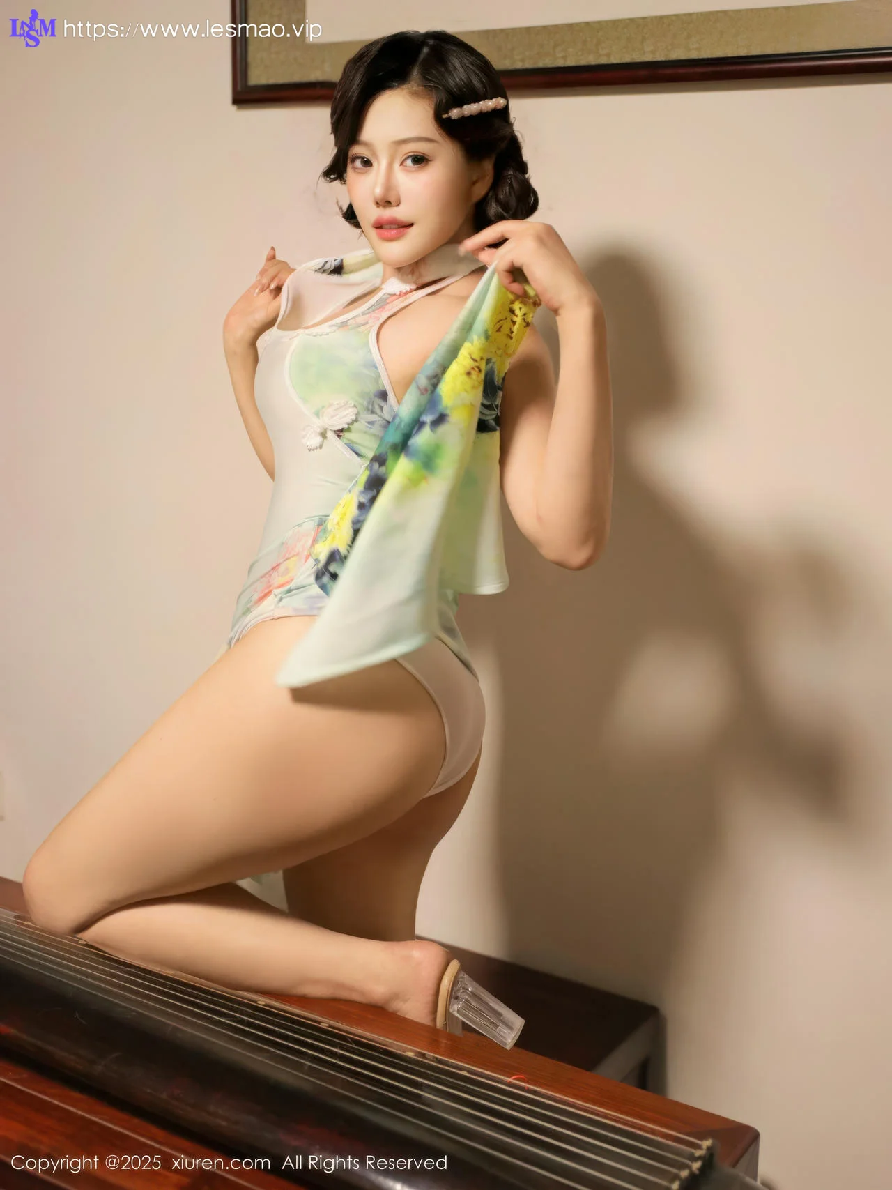 XiuRen 秀人 No.10749 莉莉安娜o 绿色旗袍 - 6