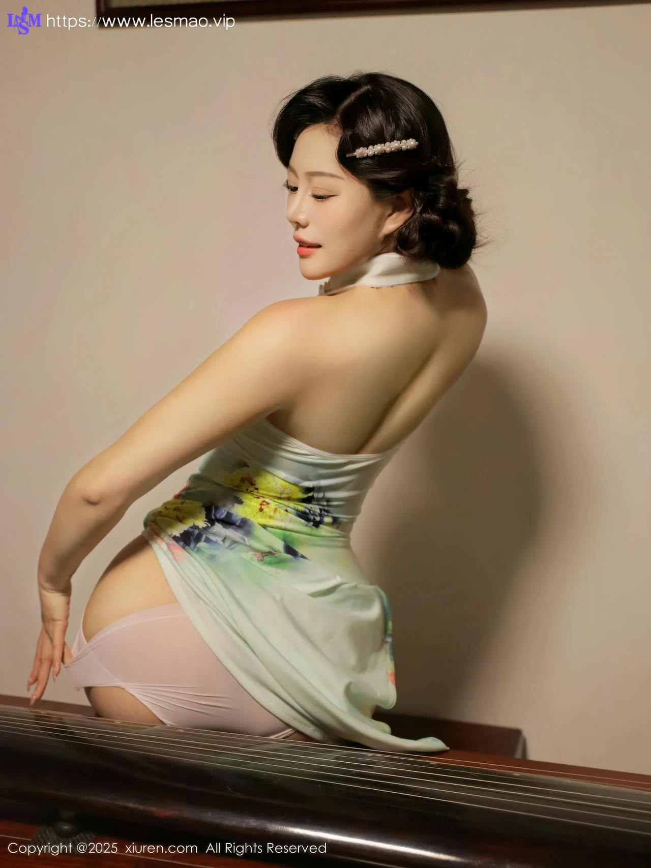 XiuRen 秀人 No.10749 莉莉安娜o 绿色旗袍 - 3