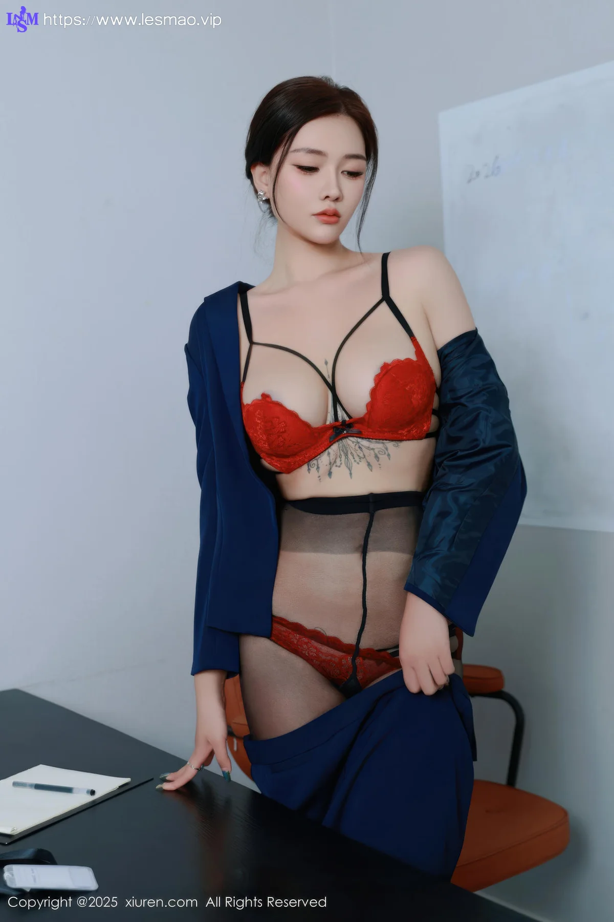 XiuRen 秀人 No.10751 娜比 深色OL服饰 - 5