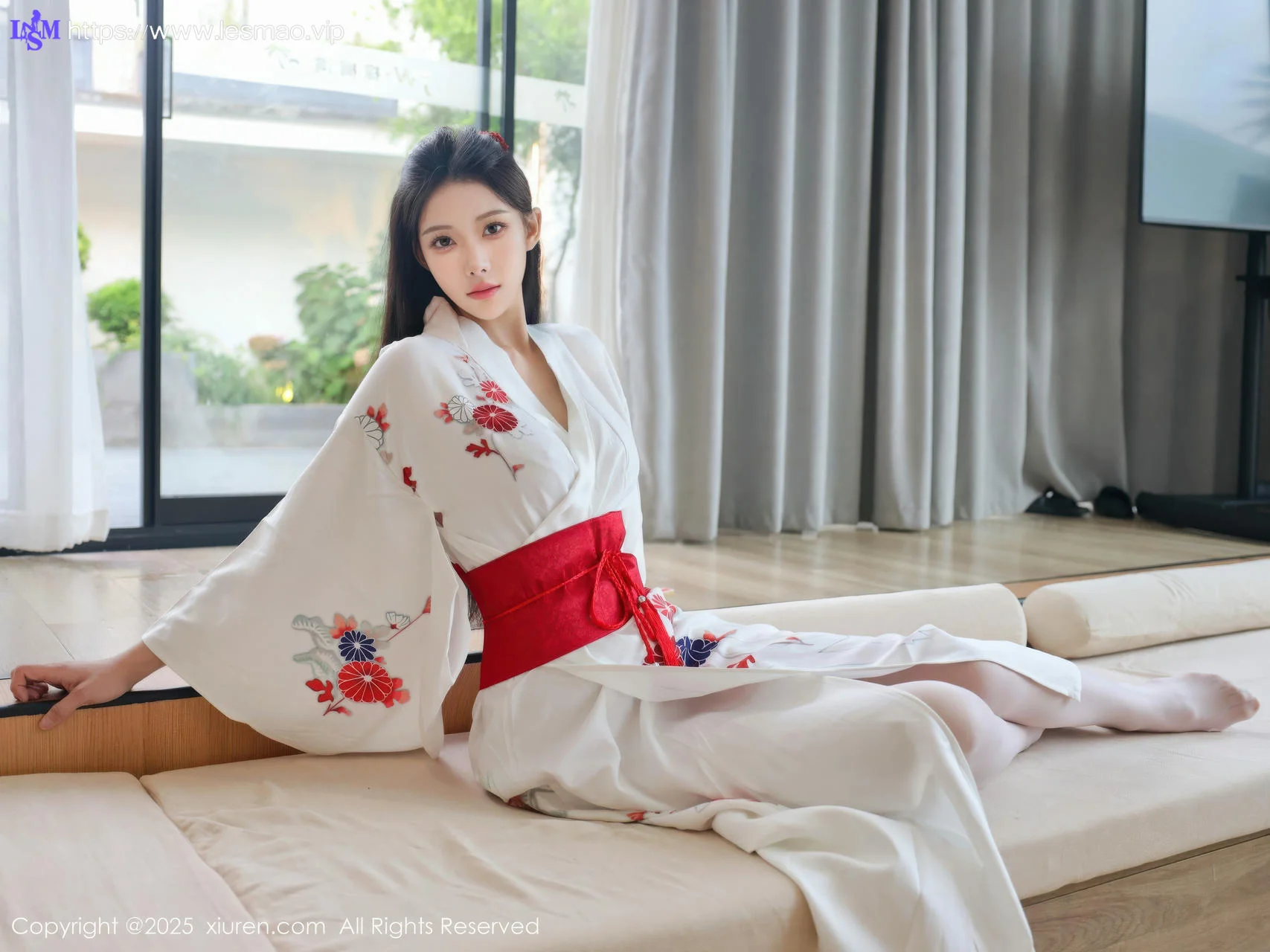 XiuRen 秀人 No.10767 梨霜儿 粉色蕾丝内衣 - 3