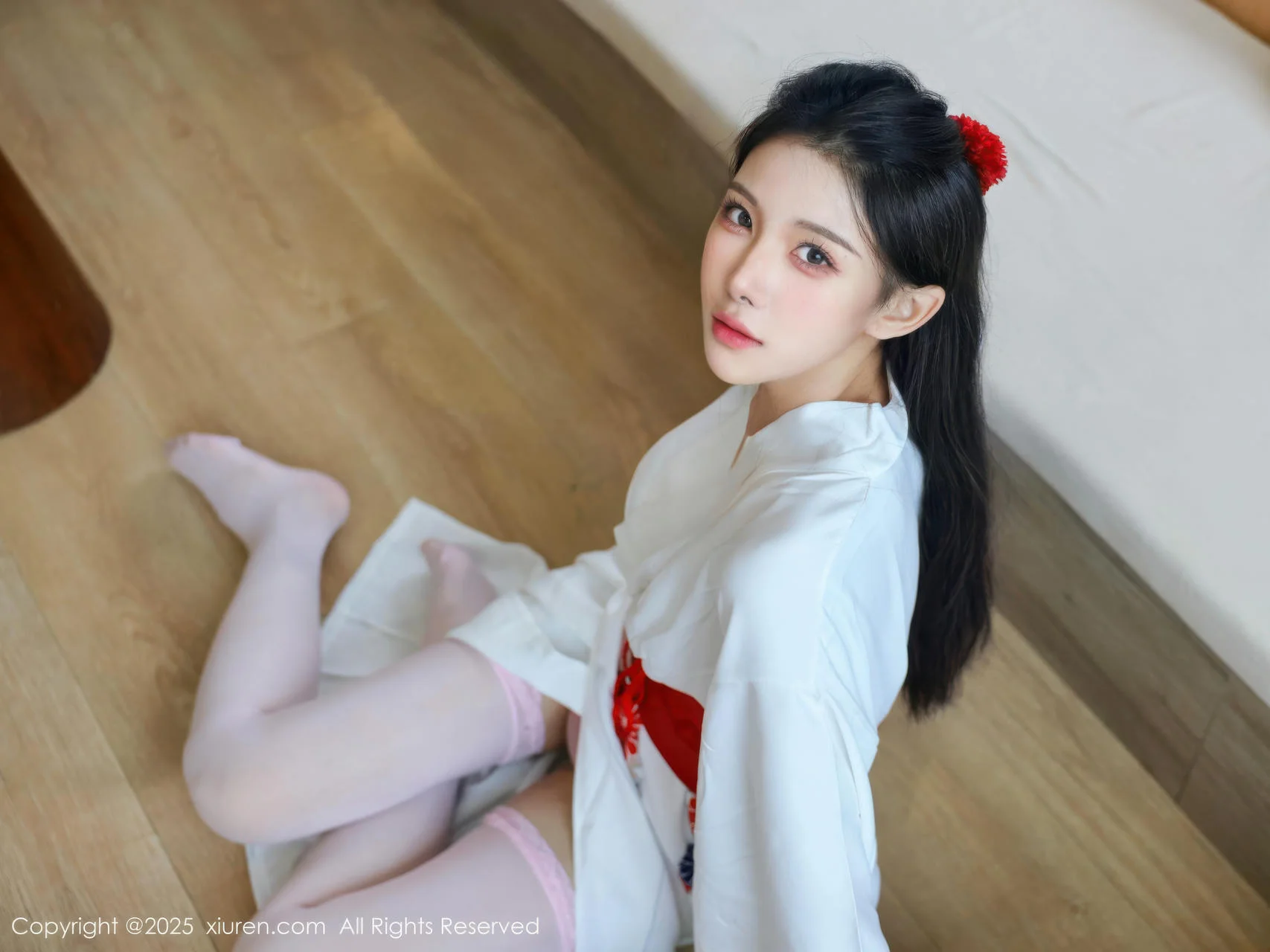 XiuRen 秀人 No.10767 梨霜儿 粉色蕾丝内衣 - 3