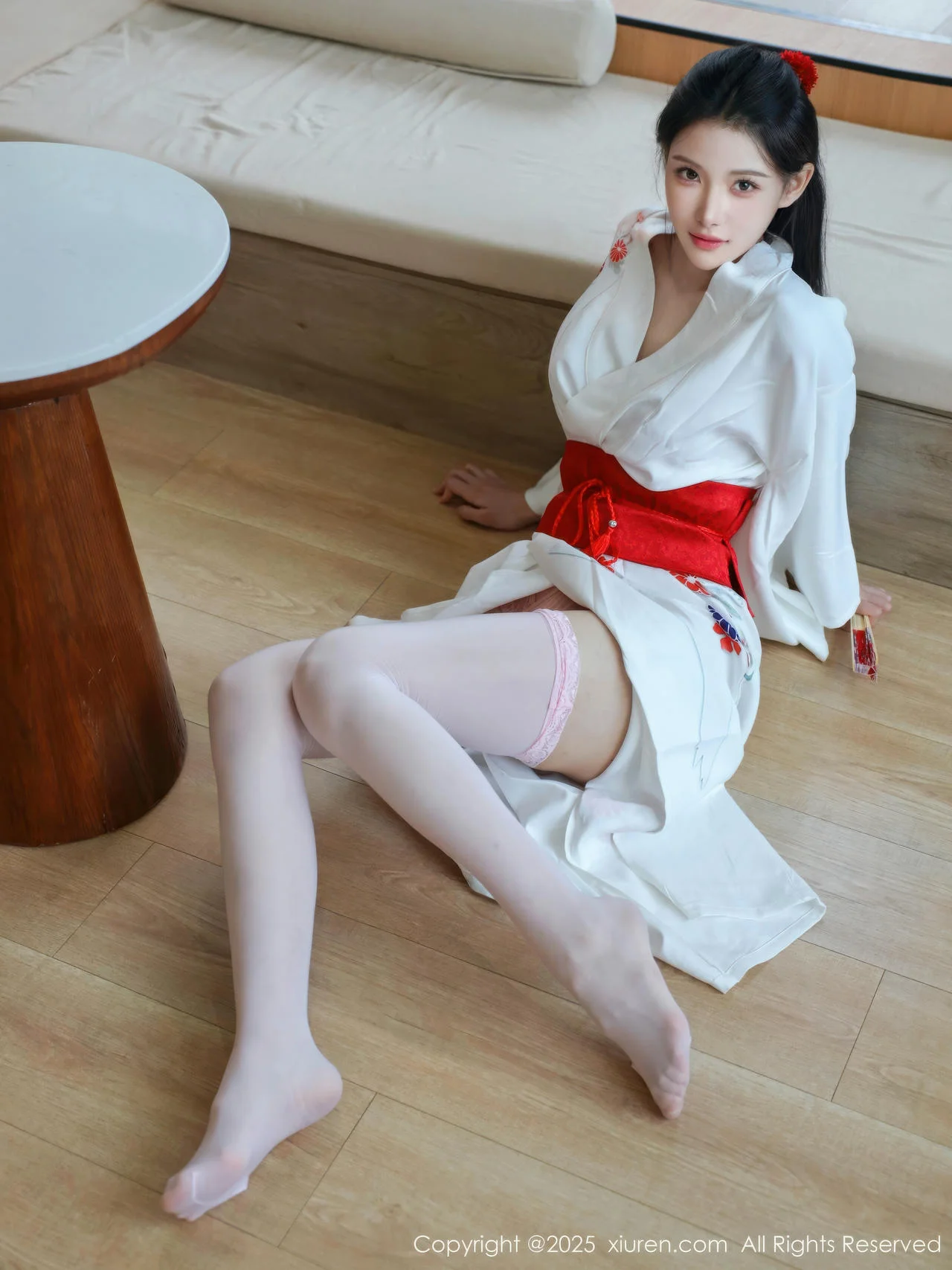 XiuRen 秀人 No.10767 梨霜儿 粉色蕾丝内衣 - 6