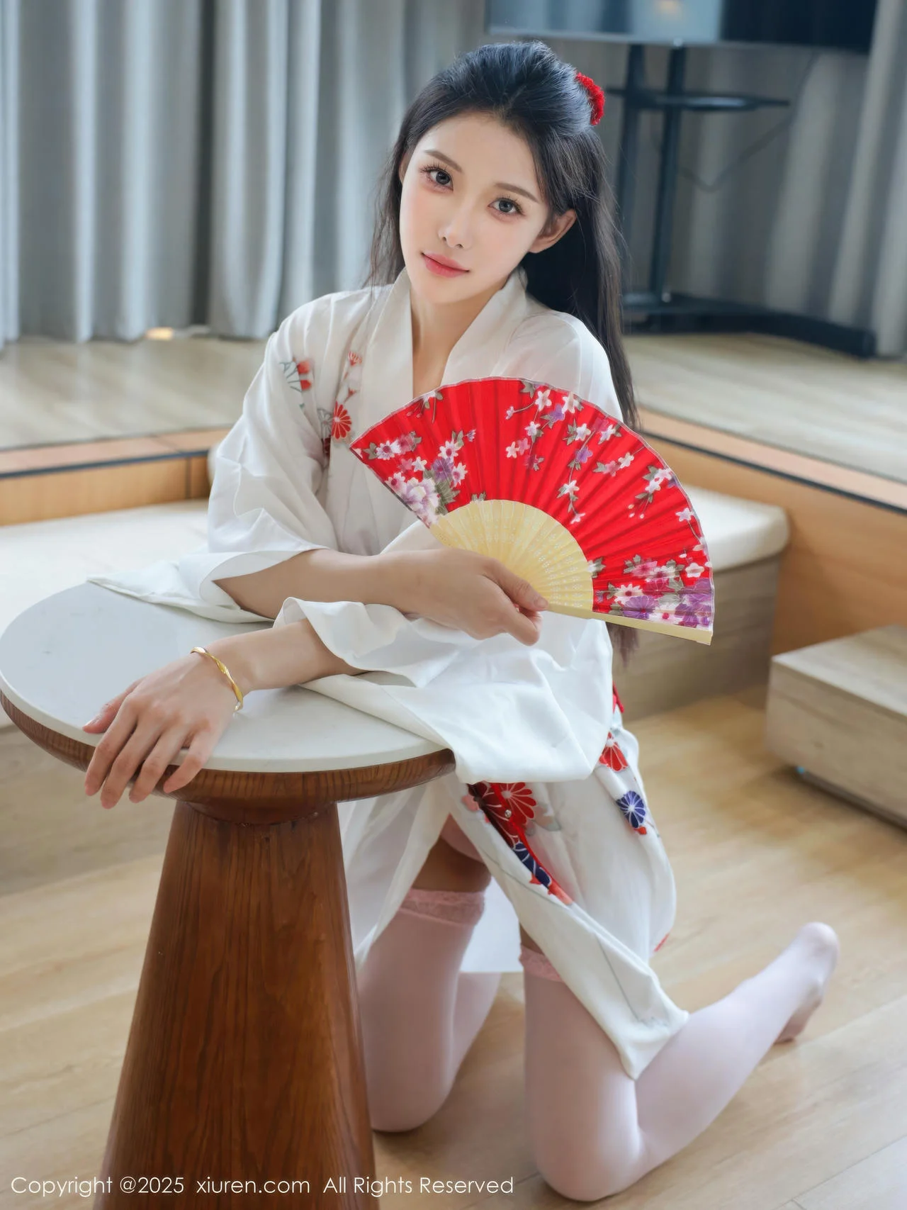 XiuRen 秀人 No.10767 梨霜儿 粉色蕾丝内衣 - 4