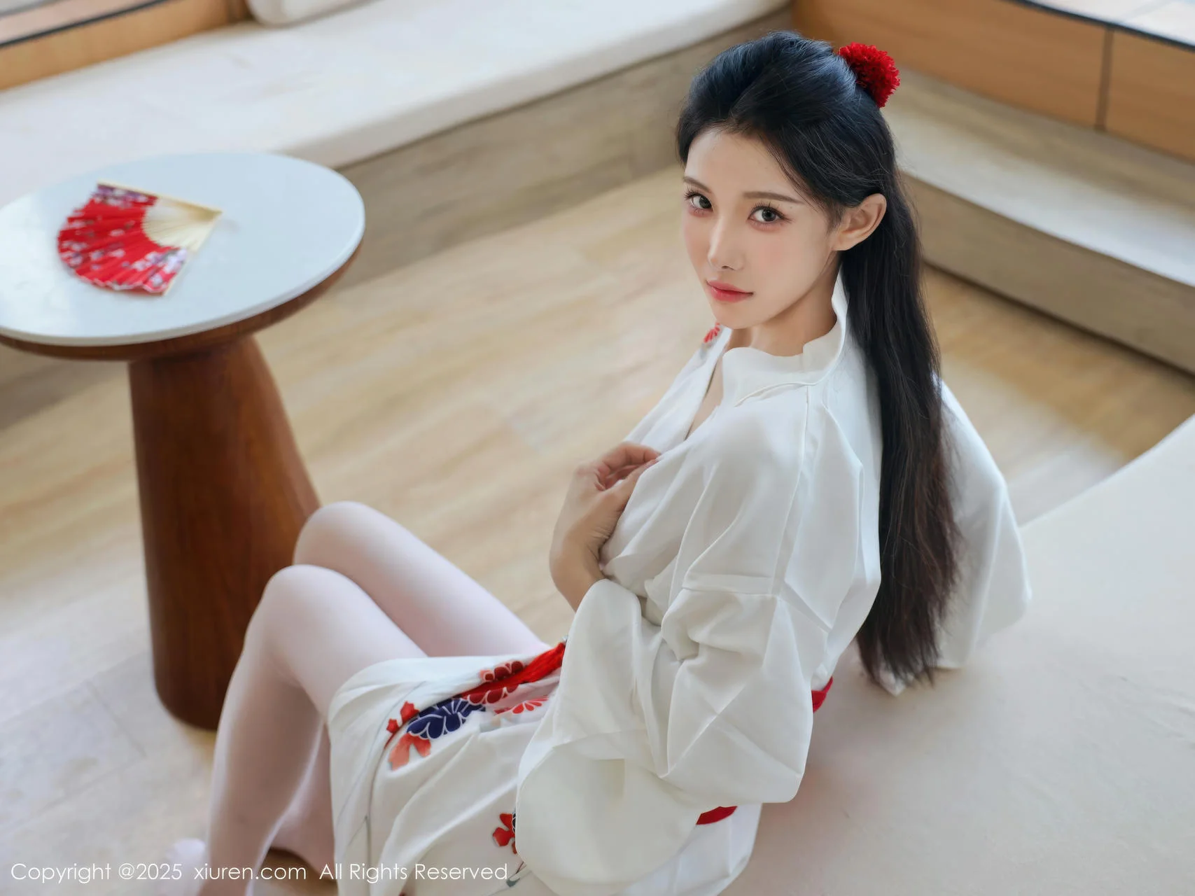 XiuRen 秀人 No.10767 梨霜儿 粉色蕾丝内衣 - 6