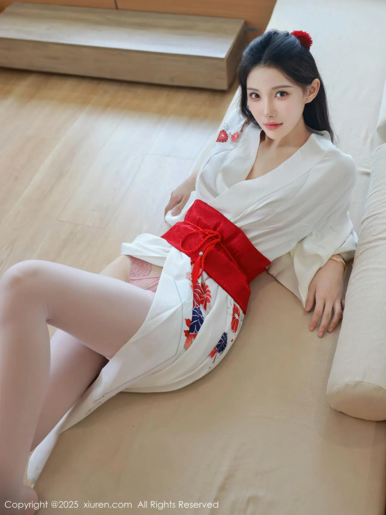 XiuRen 秀人 No.10767 梨霜儿 粉色蕾丝内衣 - 9