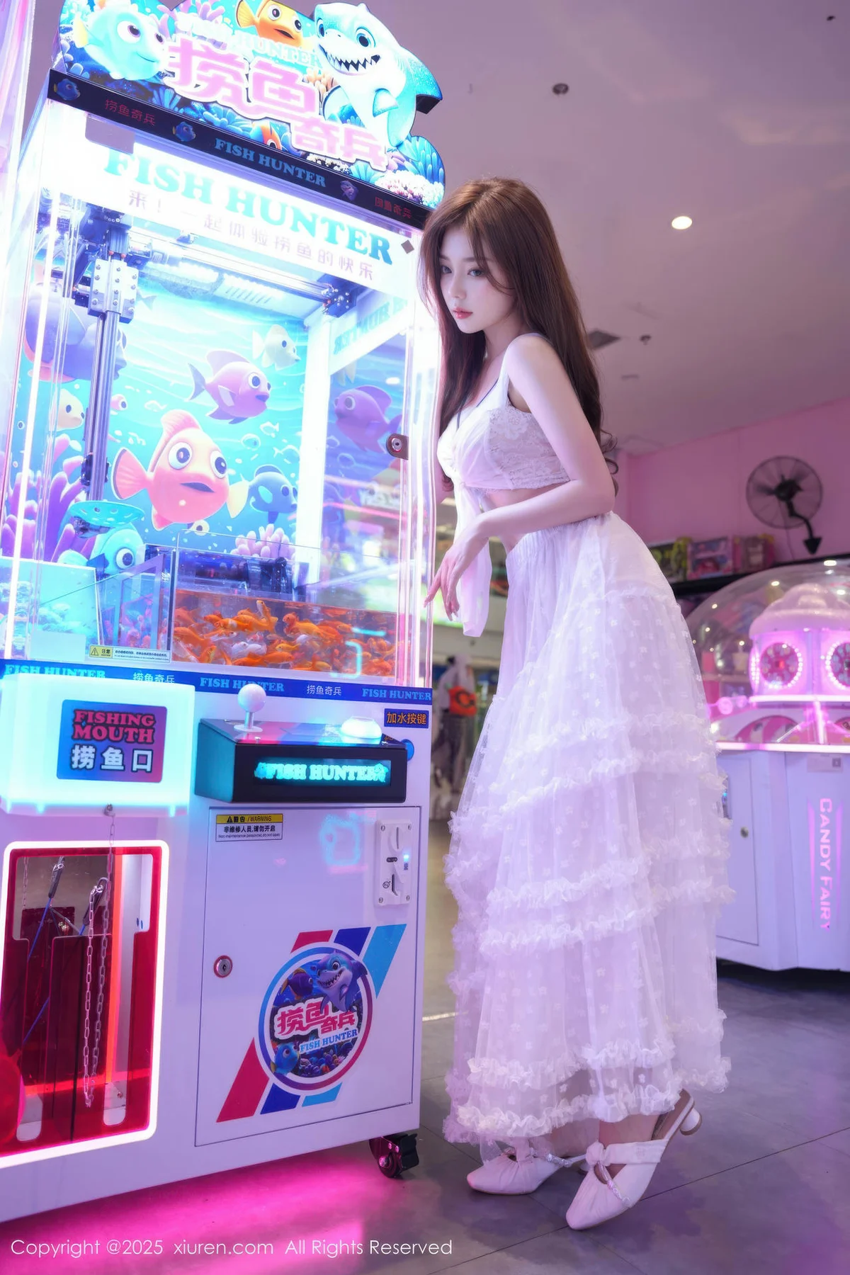 XiuRen 秀人 No.10791 拍黄瓜girl 白色连衣裙 - 7