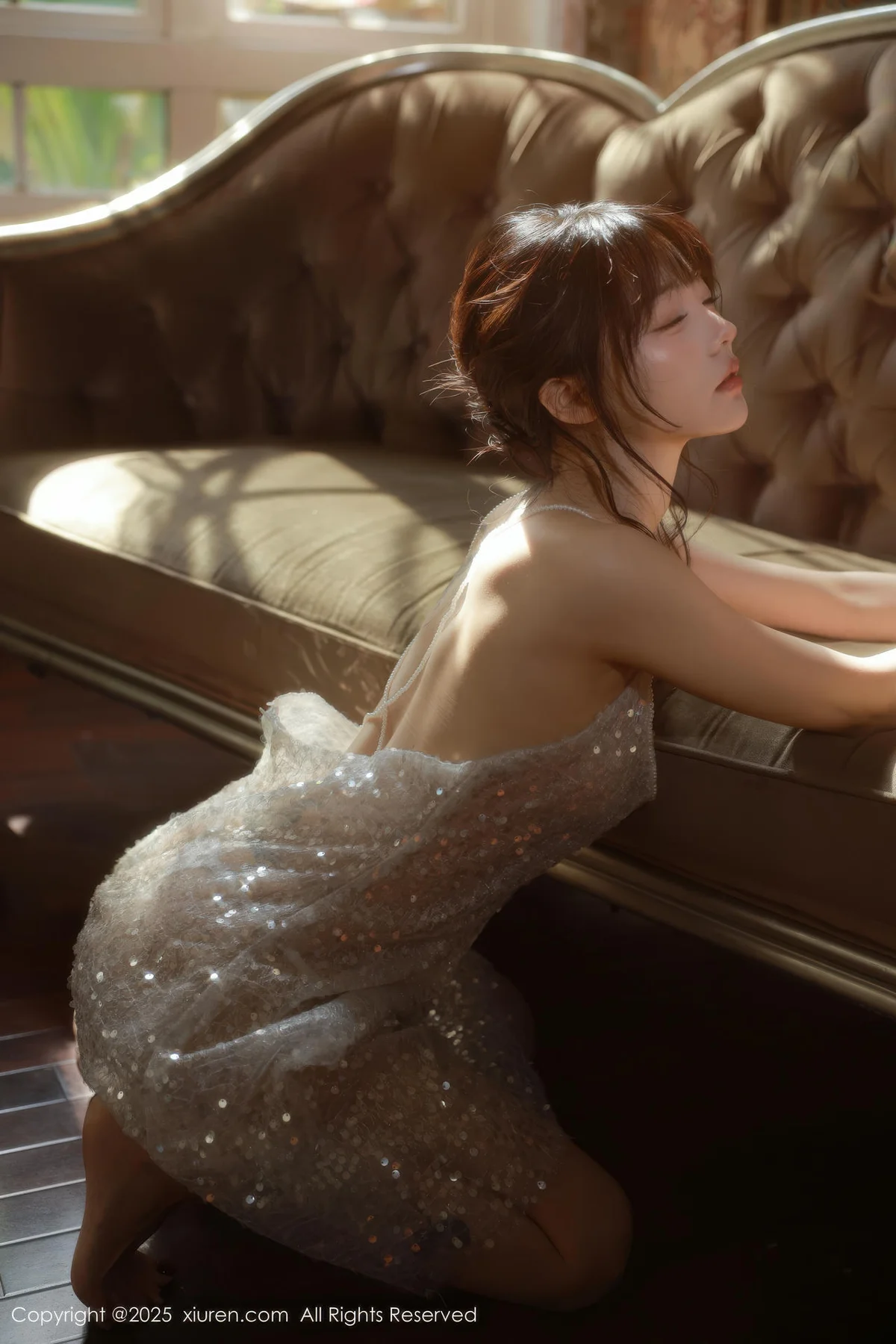 XiuRen 秀人 No.10799 佘贝拉Bella 白色情趣内衣 - 3