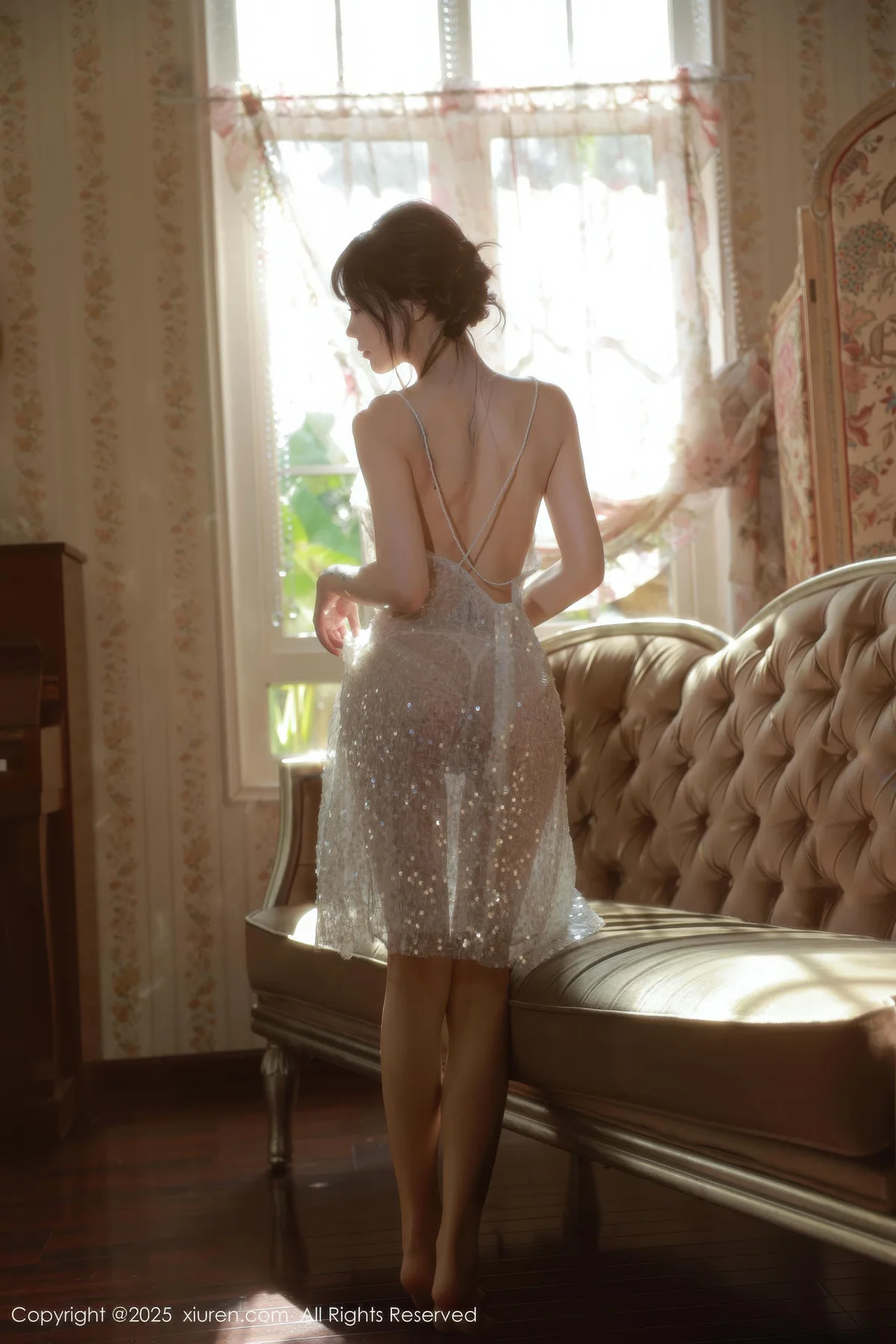 XiuRen 秀人 No.10799 佘贝拉Bella 白色情趣内衣 - 2