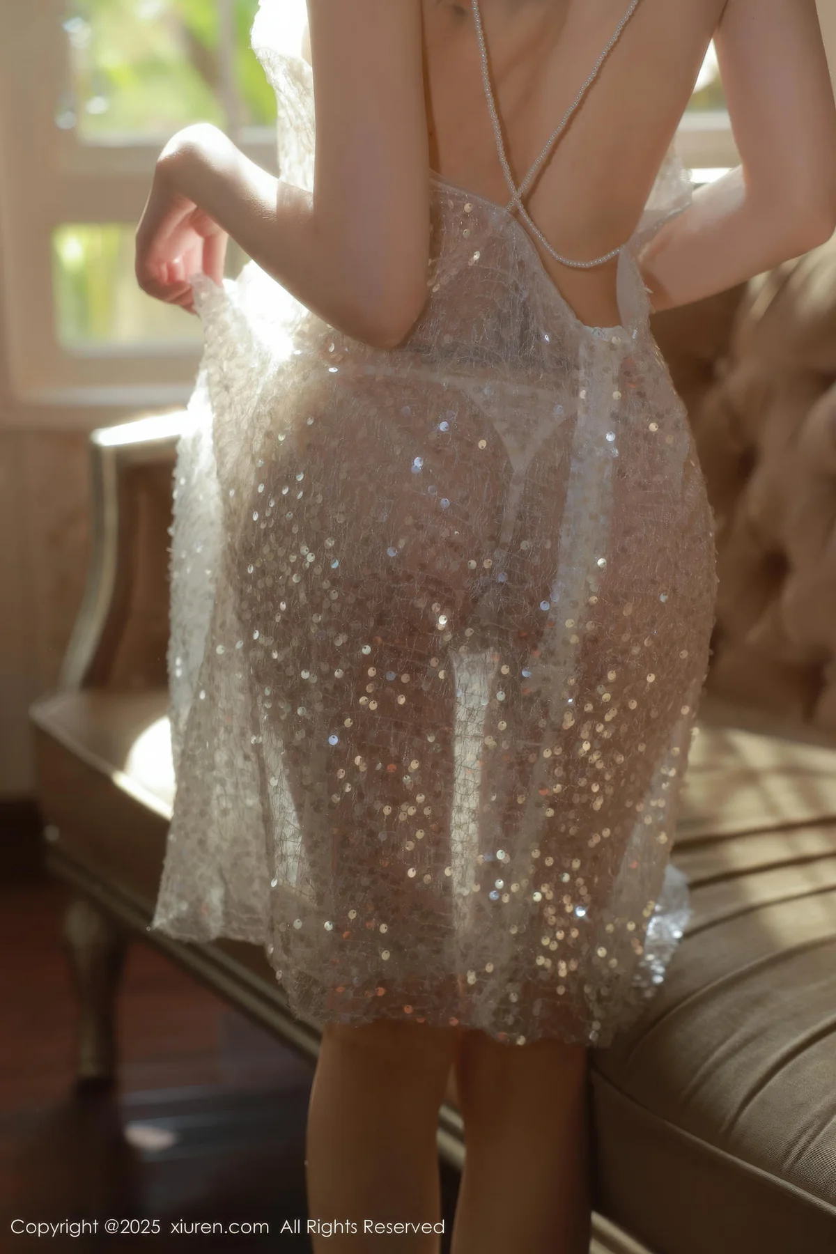 XiuRen 秀人 No.10799 佘贝拉Bella 白色情趣内衣 - 3