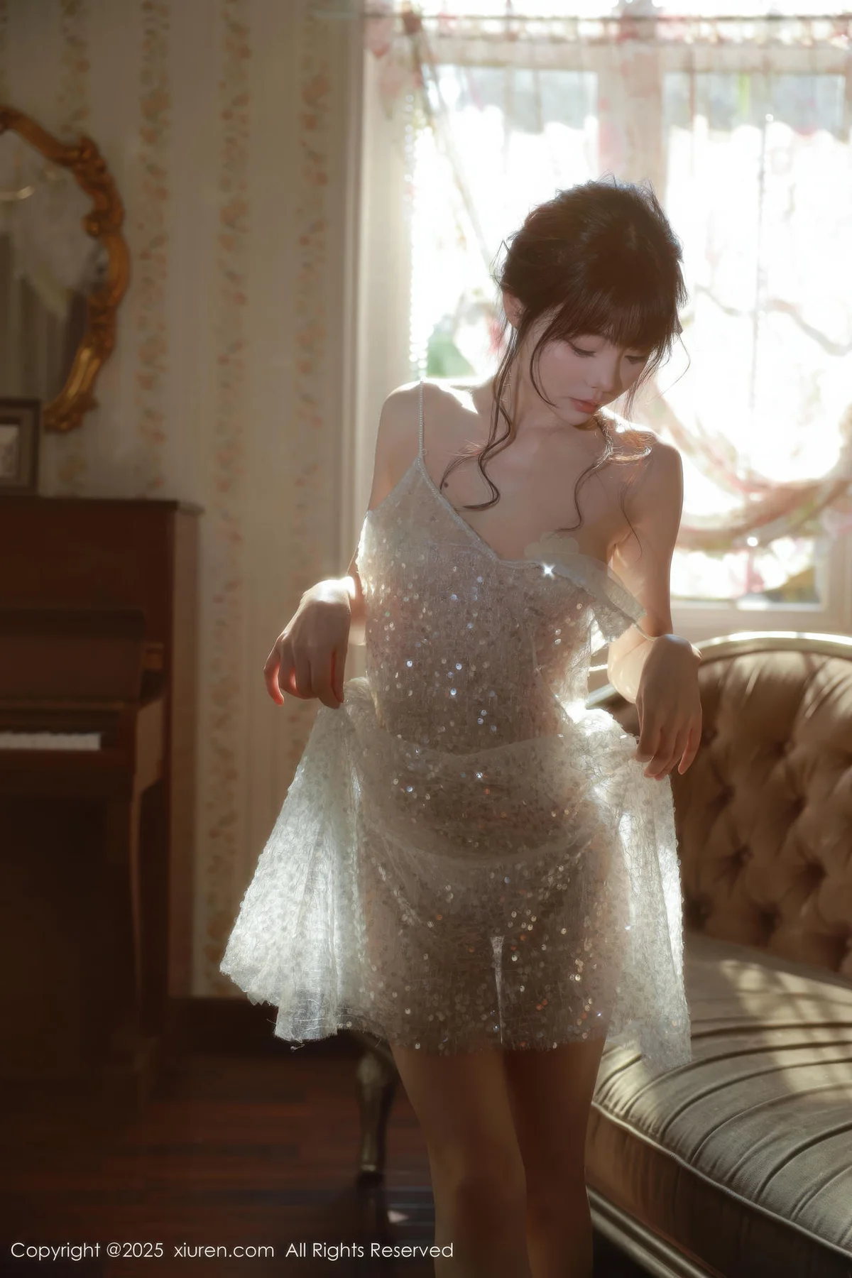 XiuRen 秀人 No.10799 佘贝拉Bella 白色情趣内衣 - 7