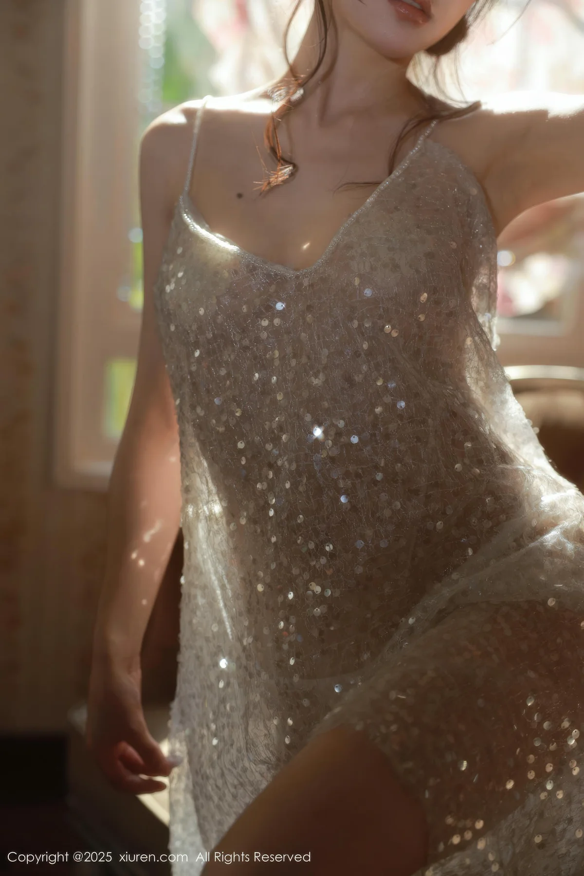 XiuRen 秀人 No.10799 佘贝拉Bella 白色情趣内衣 - 8