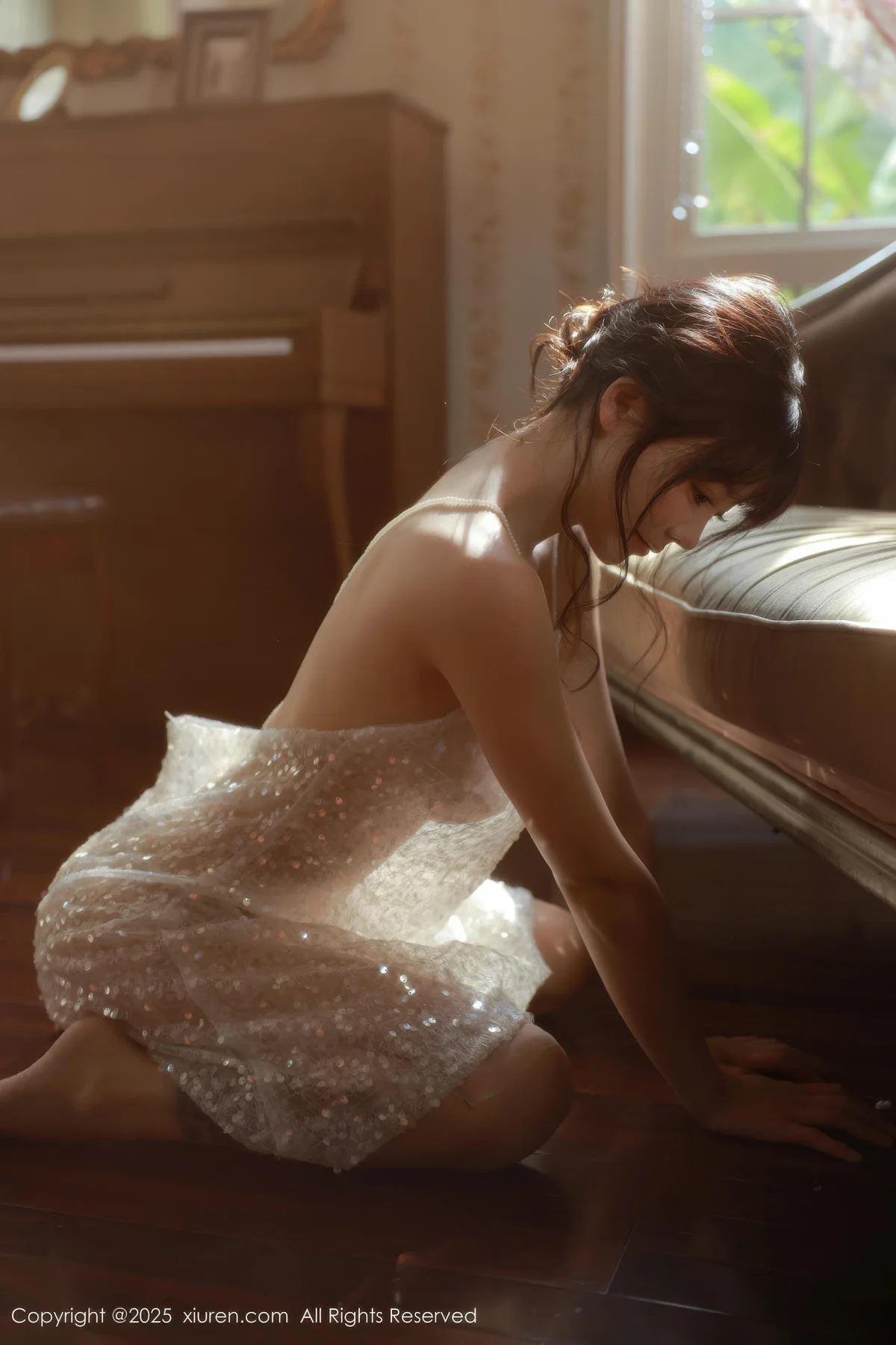 XiuRen 秀人 No.10799 佘贝拉Bella 白色情趣内衣 - 6