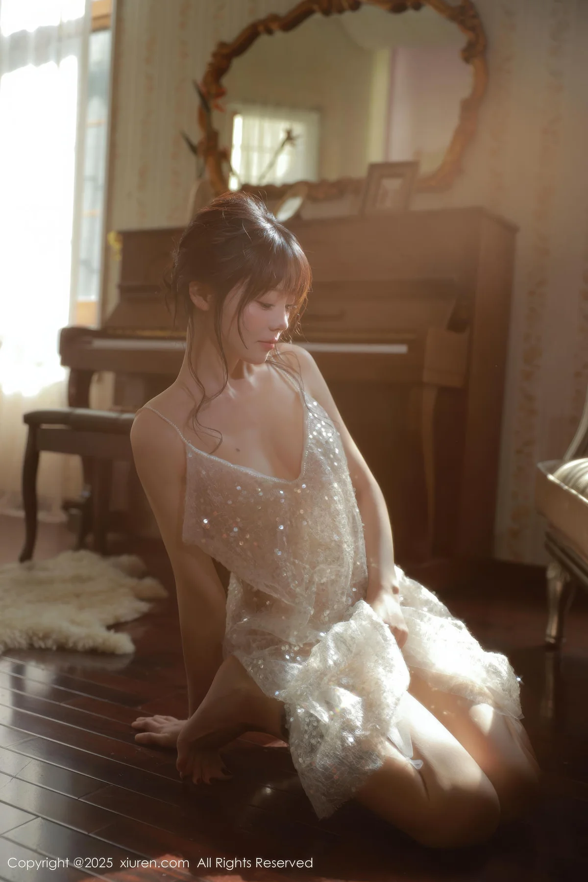 XiuRen 秀人 No.10799 佘贝拉Bella 白色情趣内衣 - 7