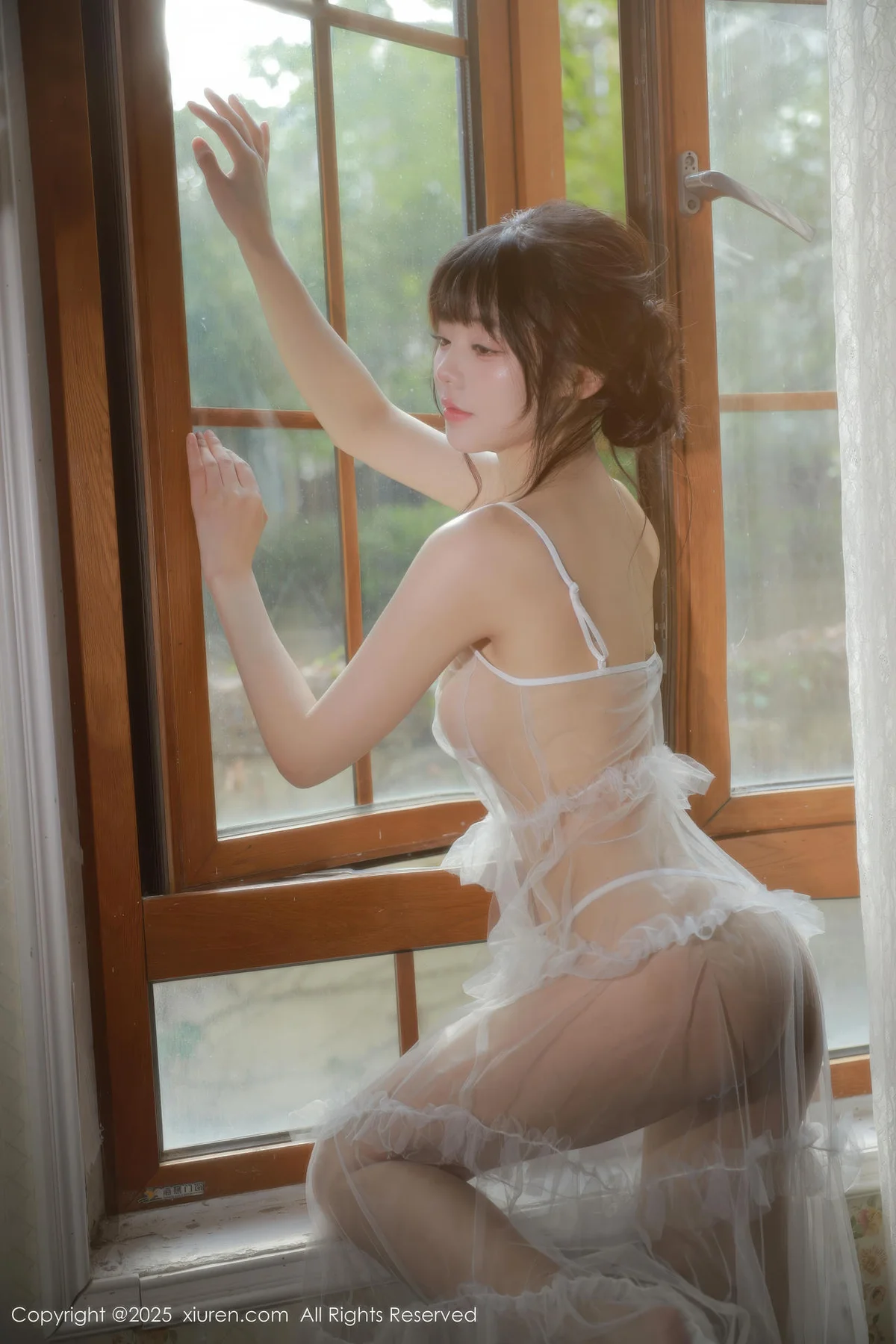 XiuRen 秀人 No.10799 佘贝拉Bella 白色情趣内衣 - 7