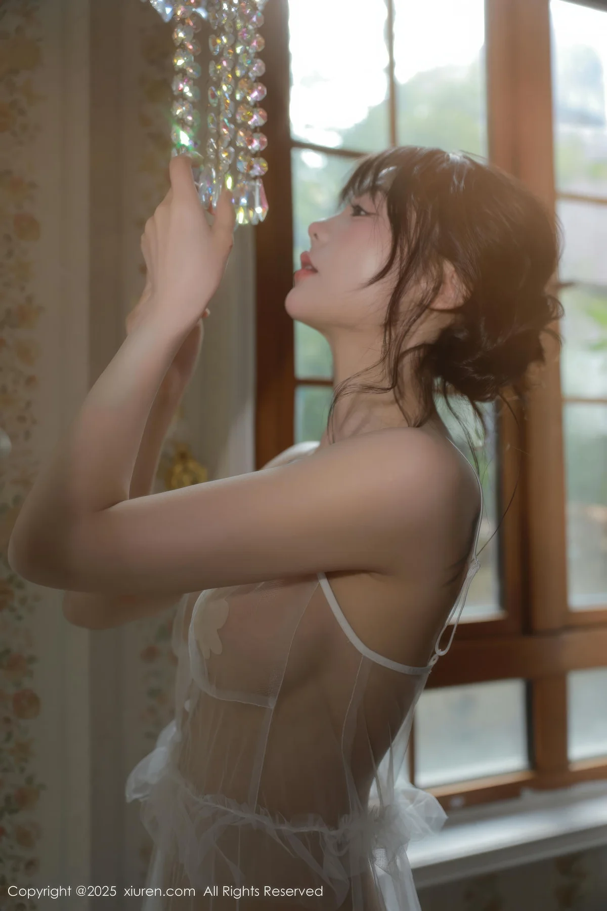 XiuRen 秀人 No.10799 佘贝拉Bella 白色情趣内衣 - 9