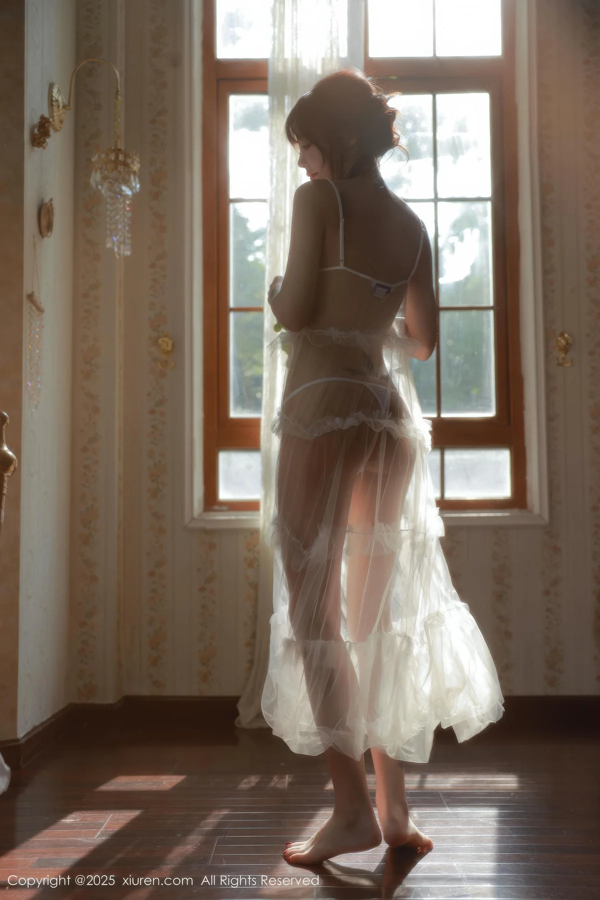 XiuRen 秀人 No.10799 佘贝拉Bella 白色情趣内衣 - 7