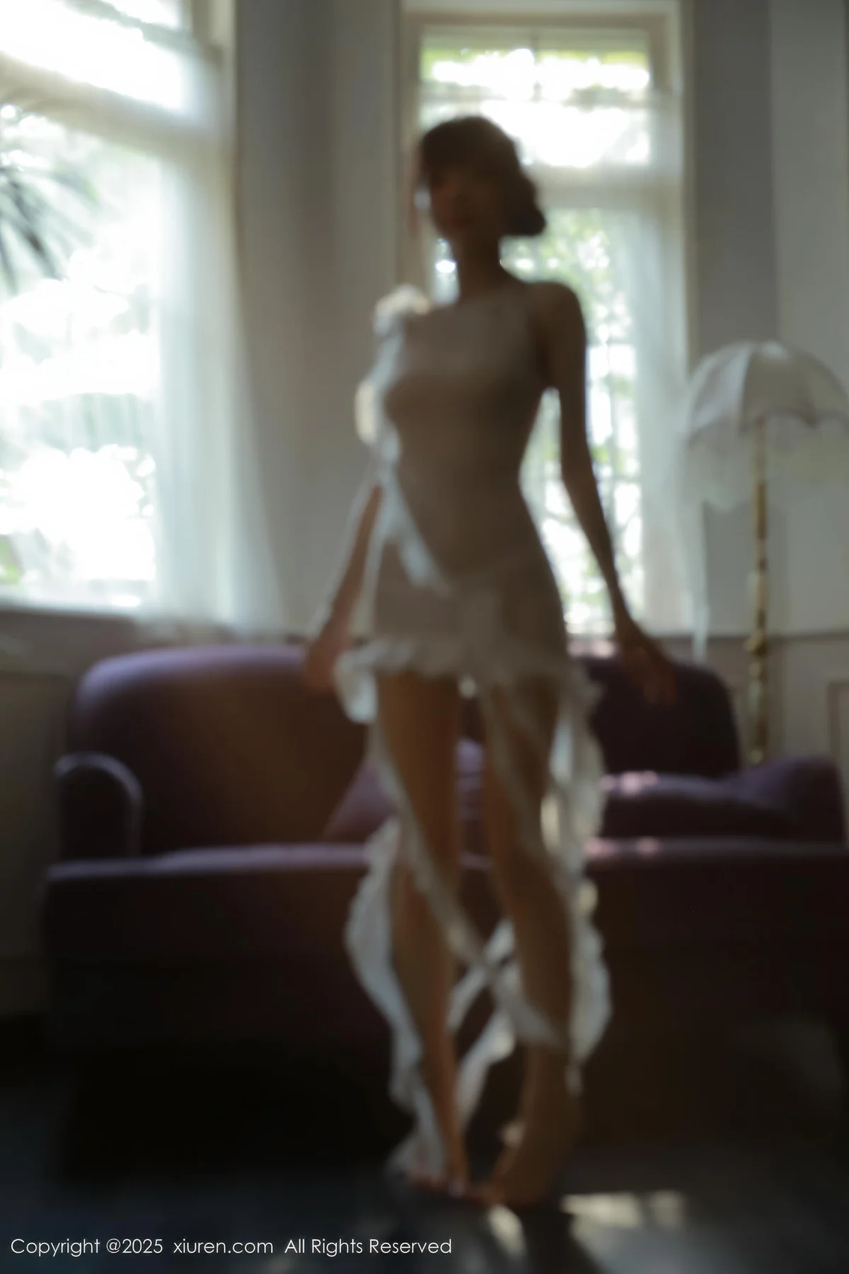 XiuRen 秀人 No.10799 佘贝拉Bella 白色情趣内衣 - 8