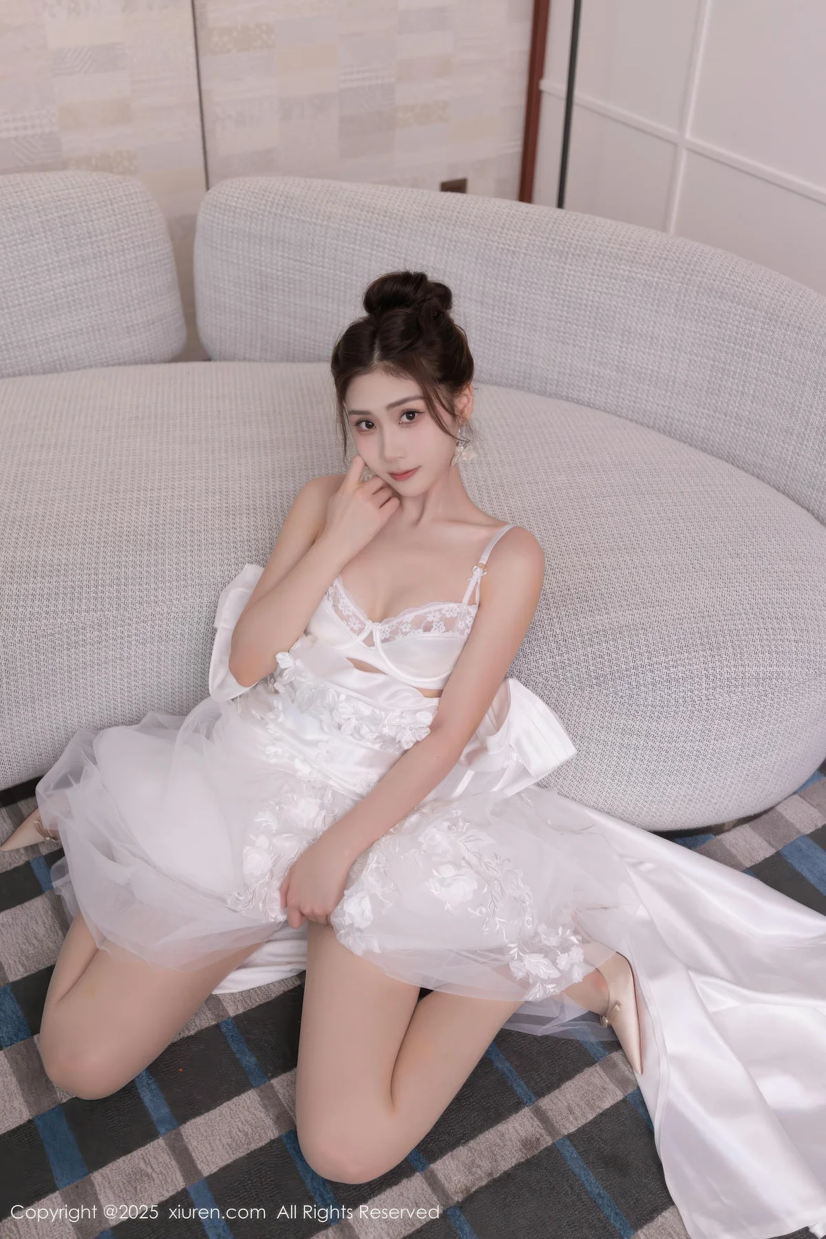 XiuRen 秀人 No.10814 刘婷婷 白色婚纱主题 - 1