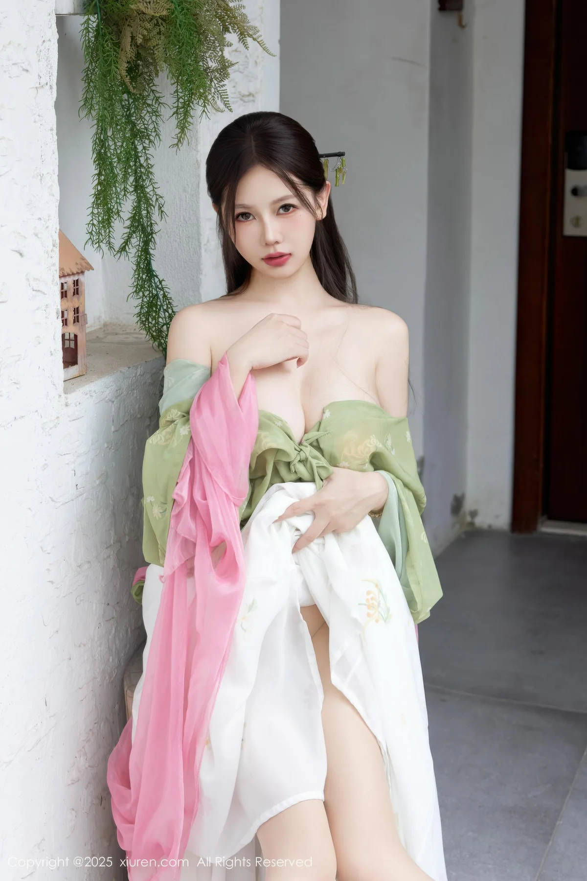 XiuRen 秀人 No.10834 尹甜甜sunny 中秋主题拍摄汉服装扮 - 7